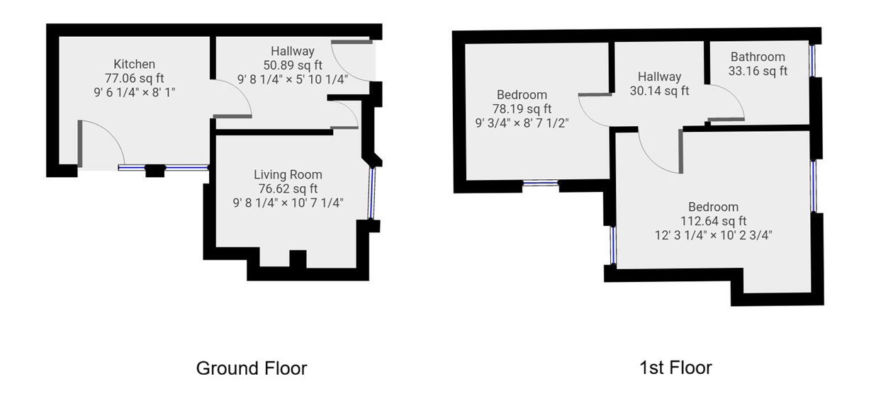 1, Clifton Hill, Newlyn floorplan