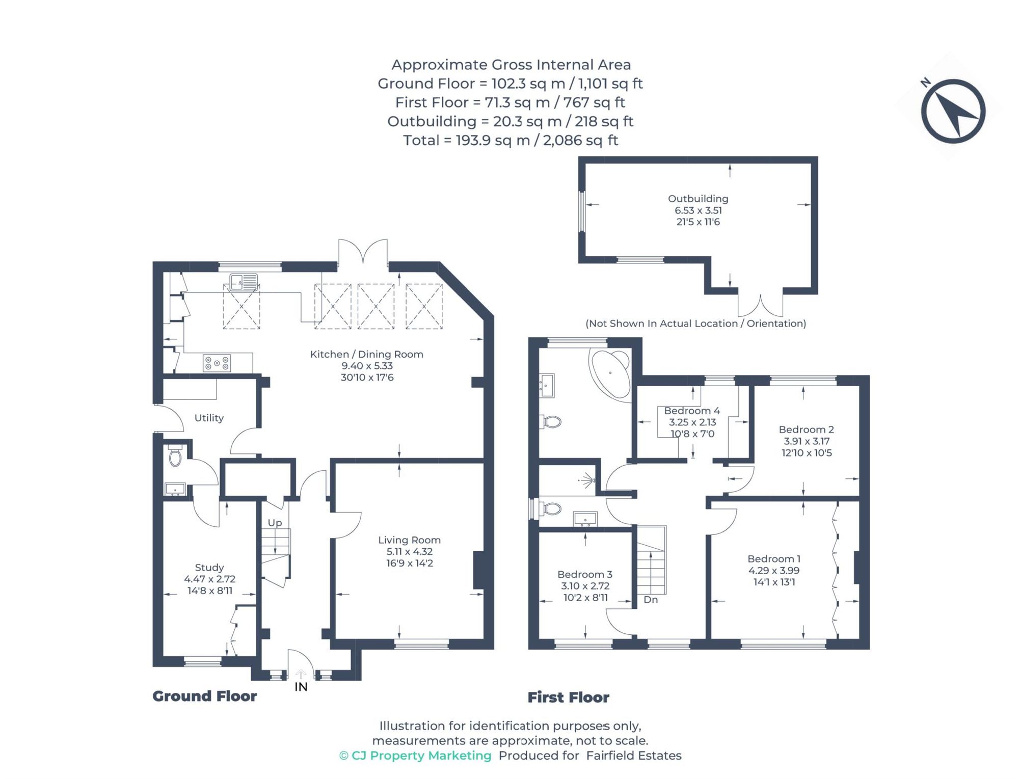 2 Huntercrombe Gardens, Watford floorplan
