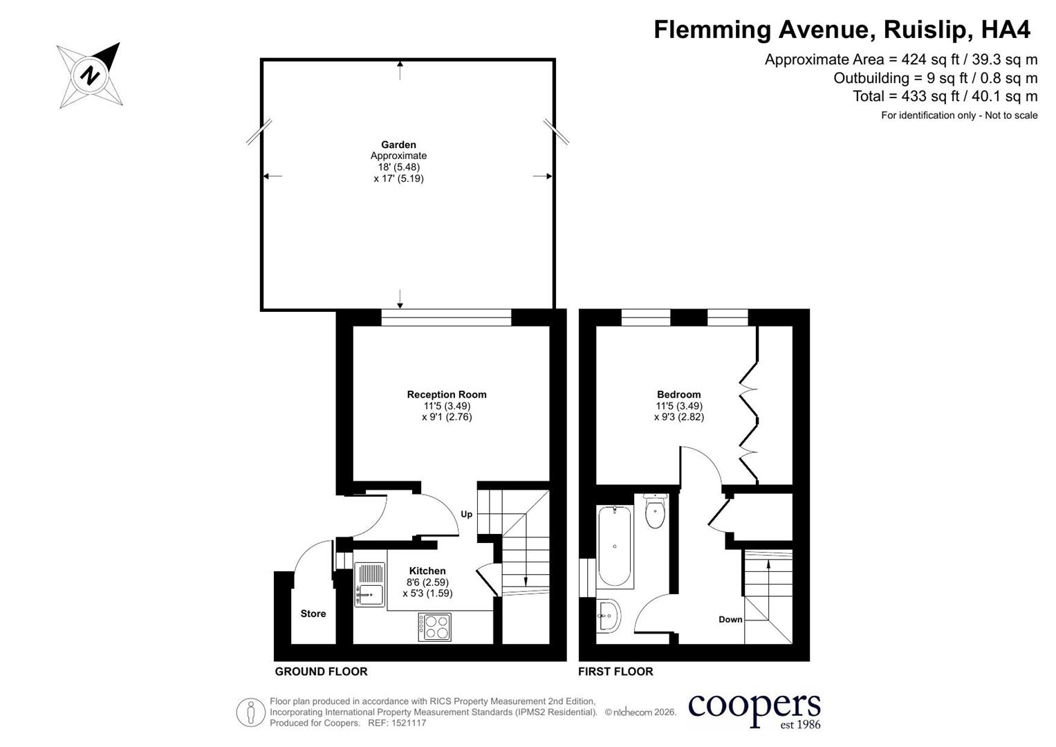 53, Flemming Avenue, Ruislip floorplan