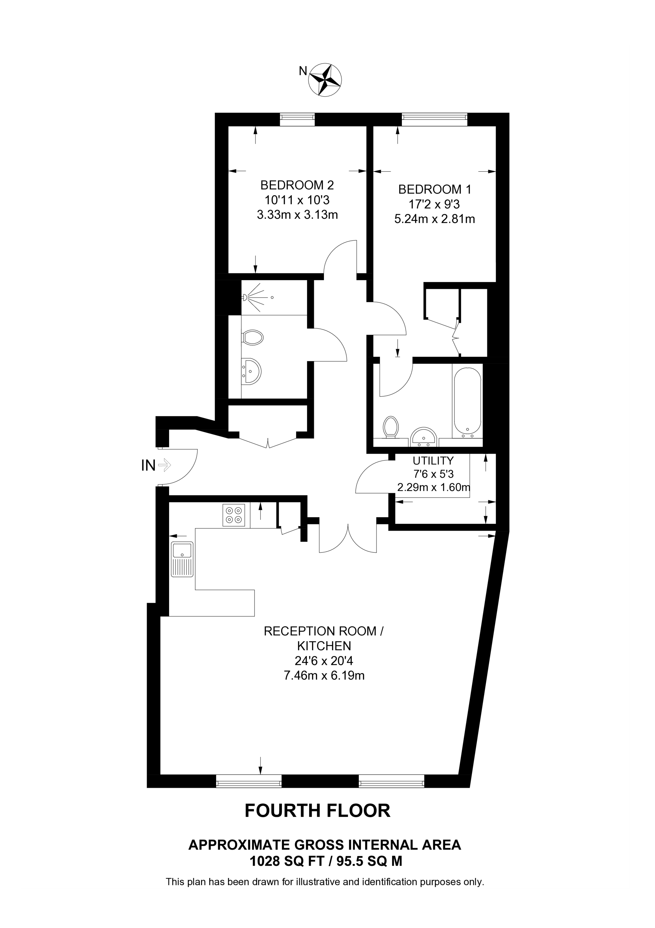 Howard Road, Stanmore floorplan