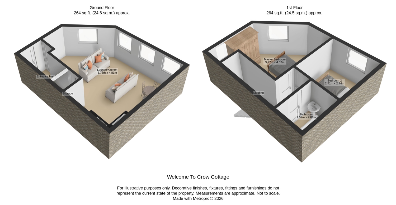 5b, Dam Street, Saltburn-by-the-Sea floorplan