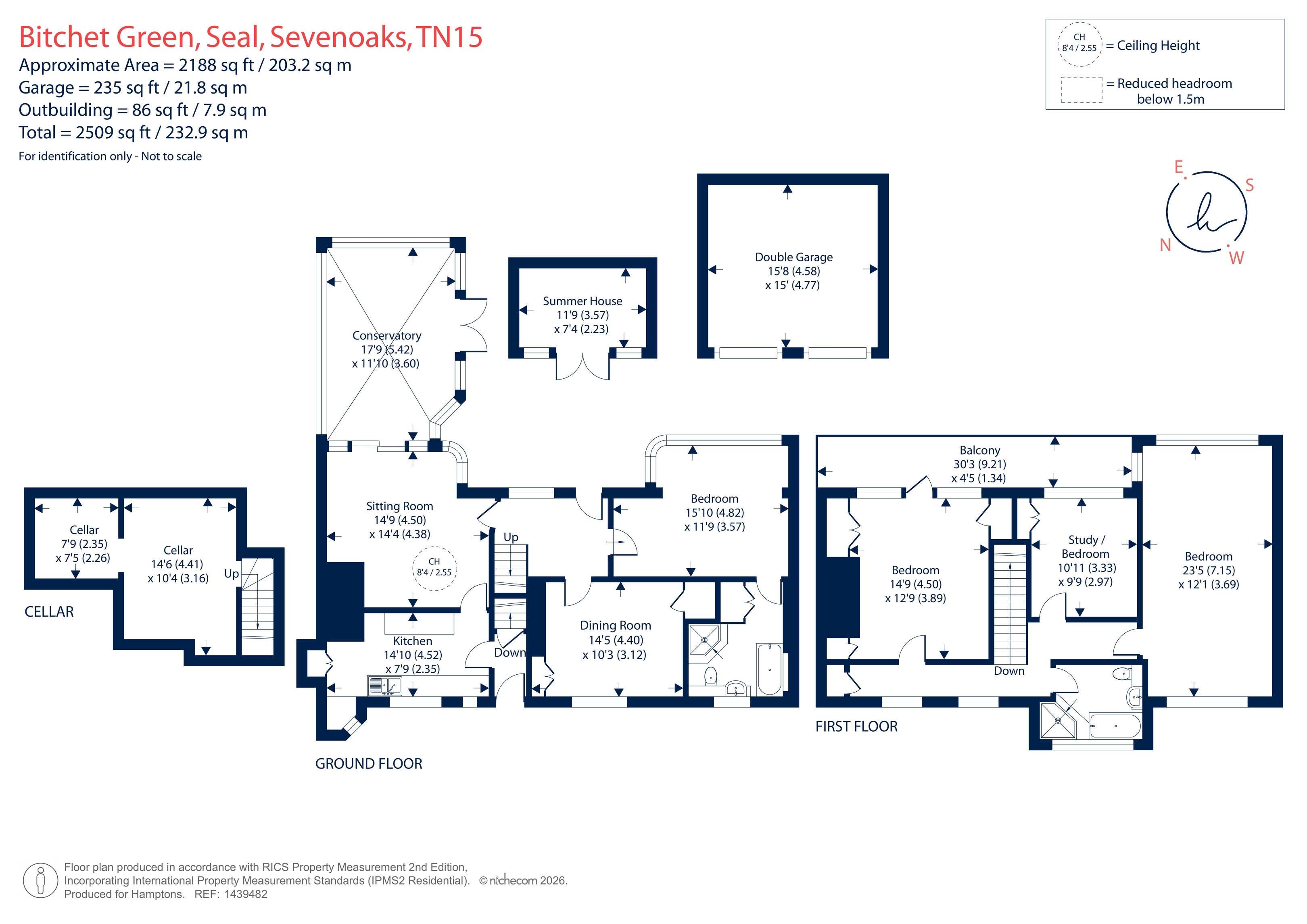 Raggleswood, Bitchet Green, Sevenoaks floorplan