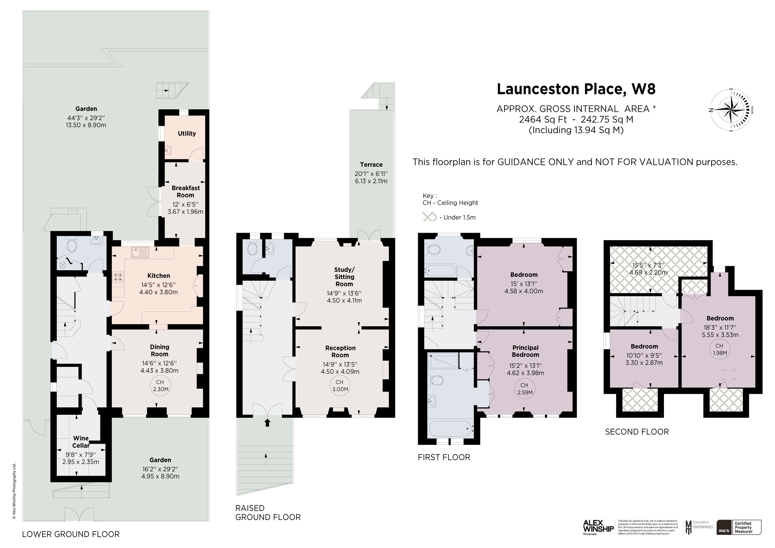 31, Launceston Place, London floorplan