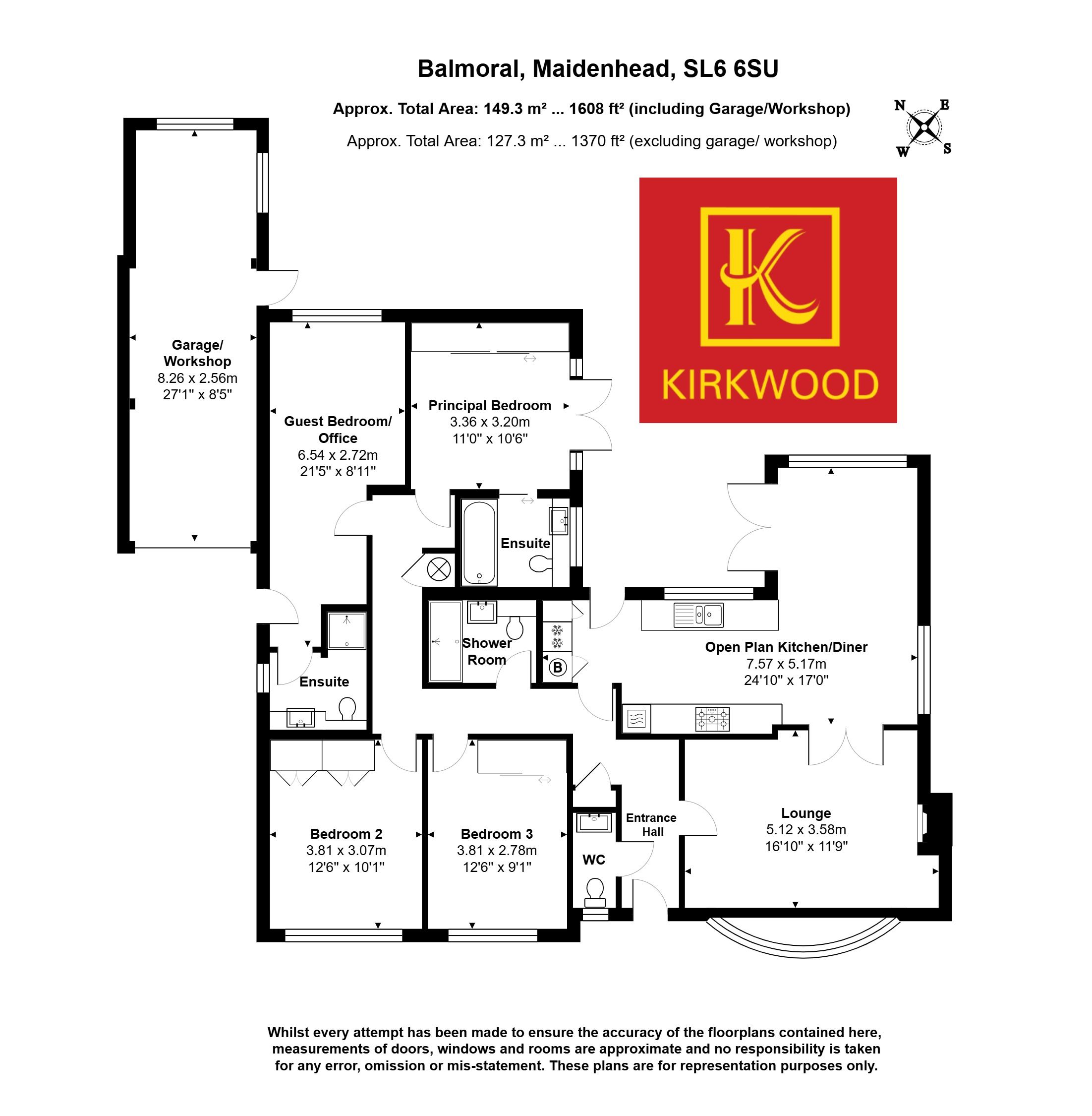 54 Balmoral, Maidenhead floorplan