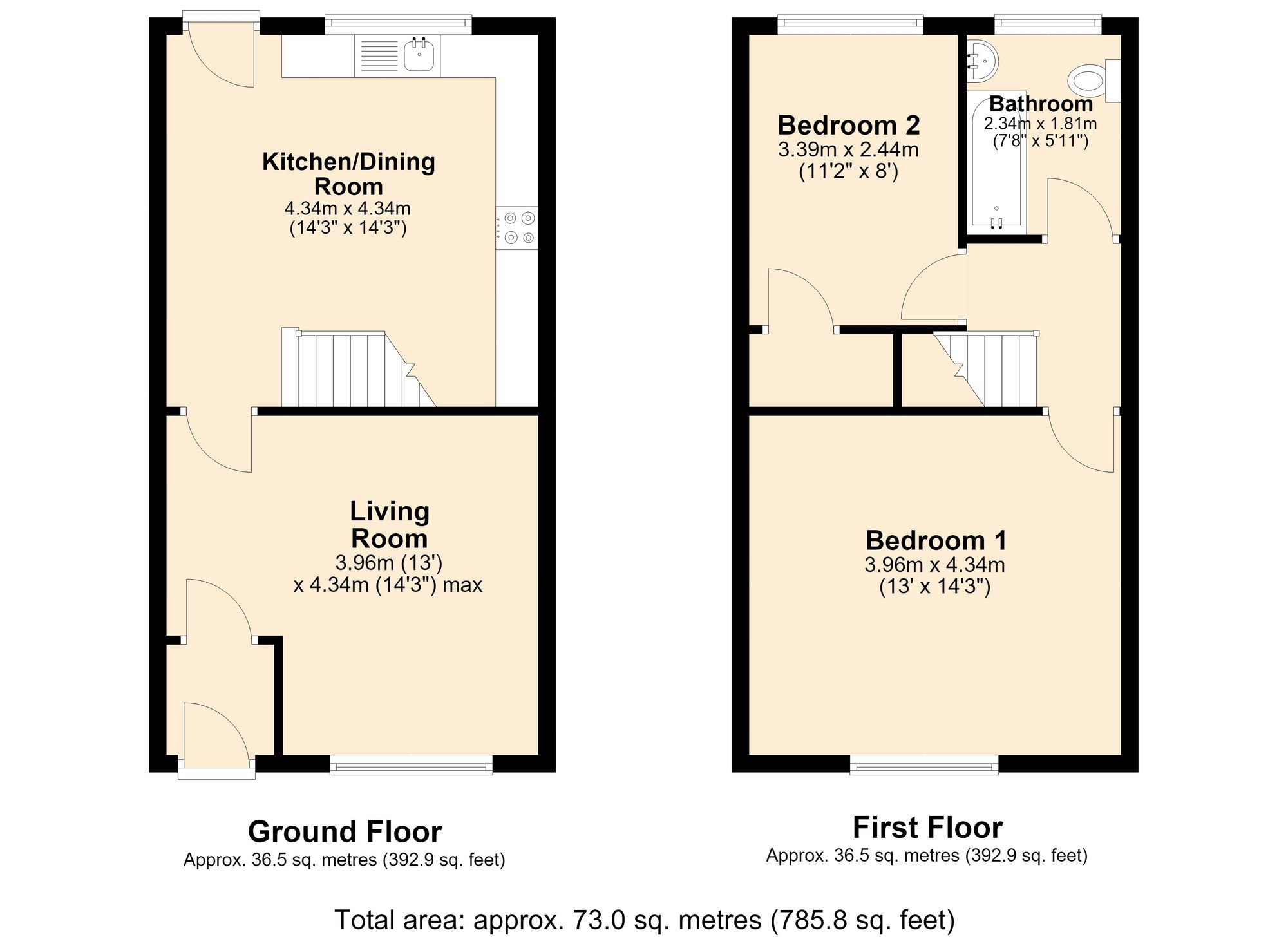 9 Sutton Street, Blackburn floorplan