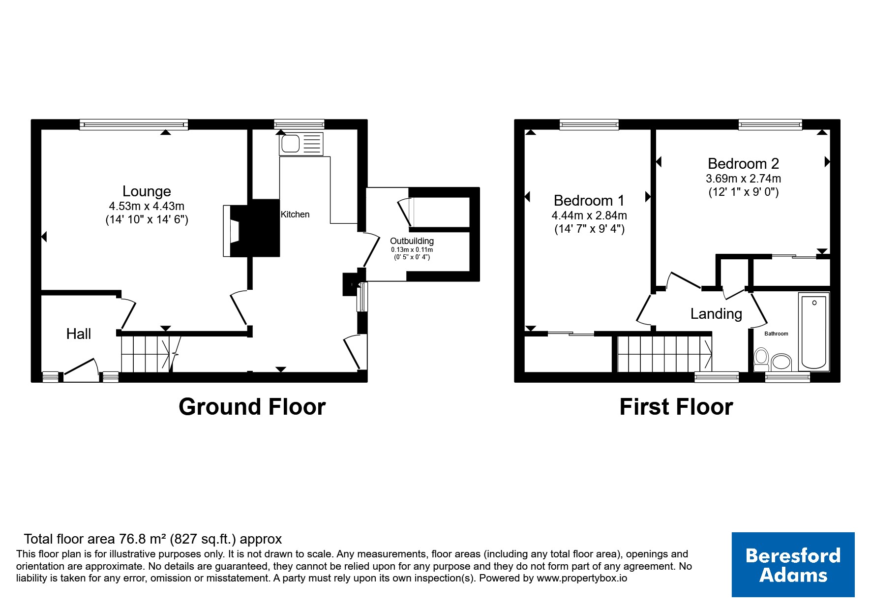 36, Dinam Road, Holyhead floorplan