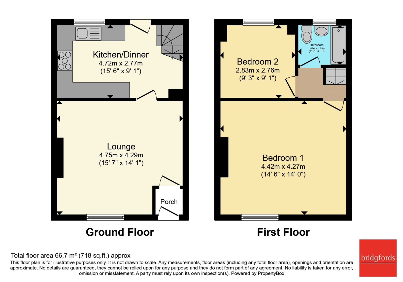 22, Argus Street, Lancashire floorplan
