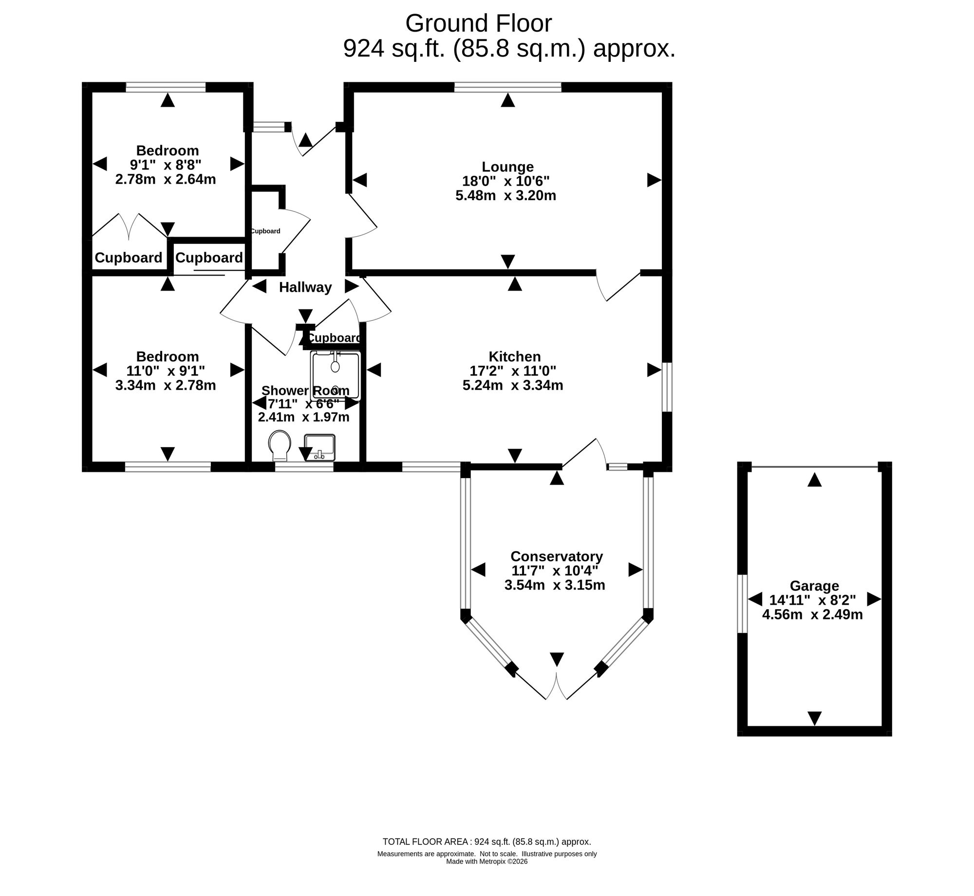 2 Spoutwells Way, Stranraer floorplan