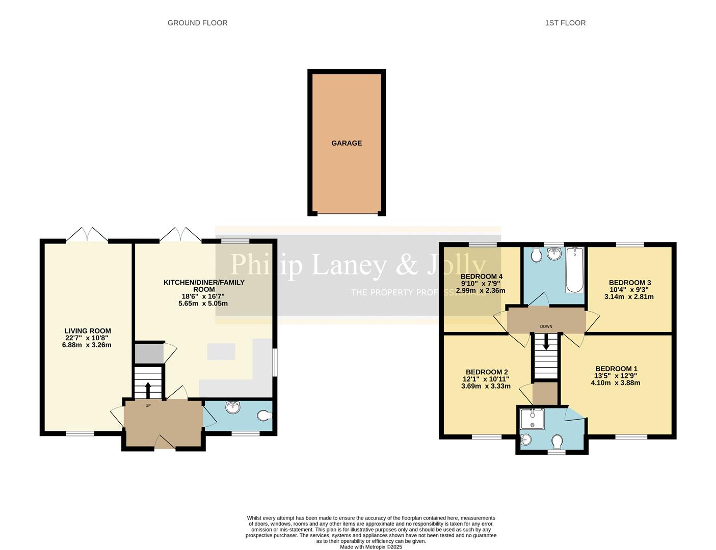 4, Derrington Gardens, Worcester floorplan