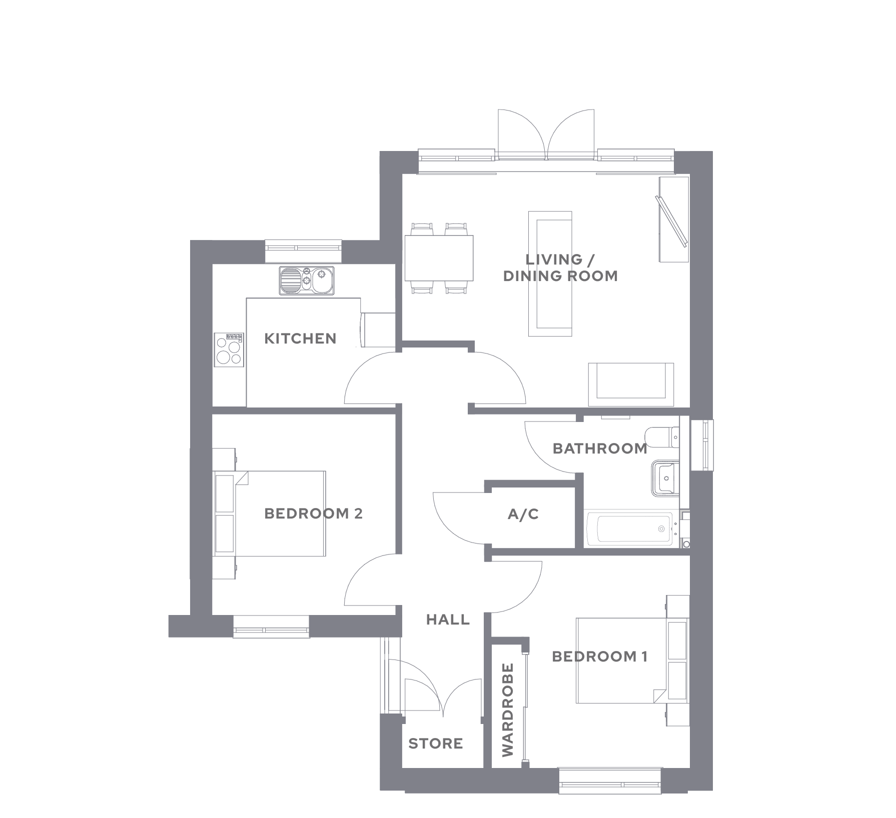 Plot 14, The Skipper,, Burton Cove, Norfolk floorplan
