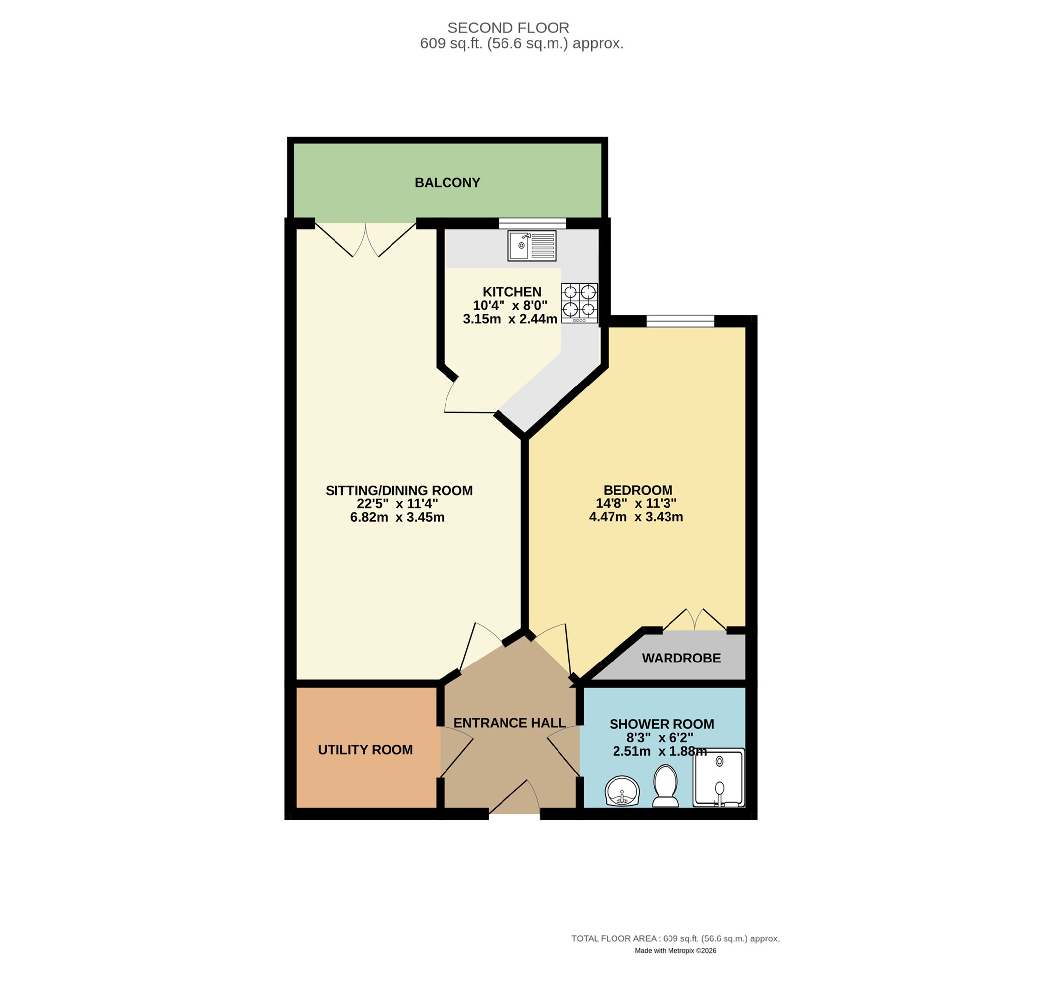 Apartment 52, The Woodlands,, Woodlands Road, Stockport floorplan