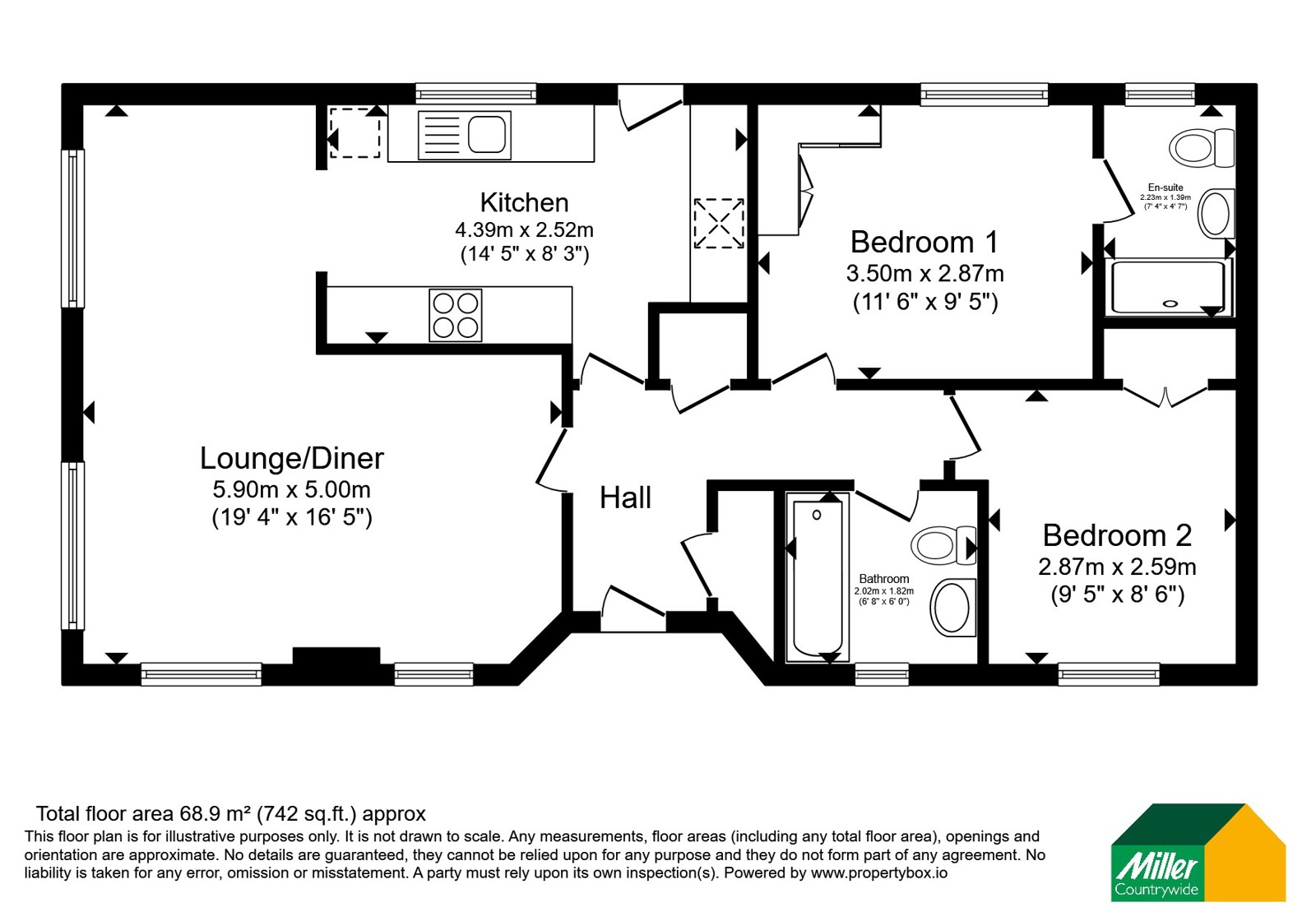34, Truro Heights, Cornwall floorplan