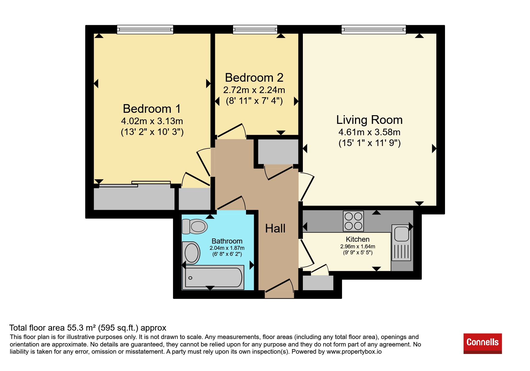 194, West Cotton Close, Northampton floorplan