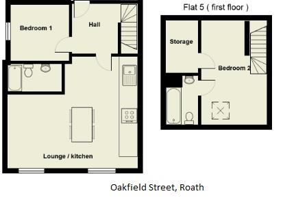 Oakfield Street, Cardiff floorplan