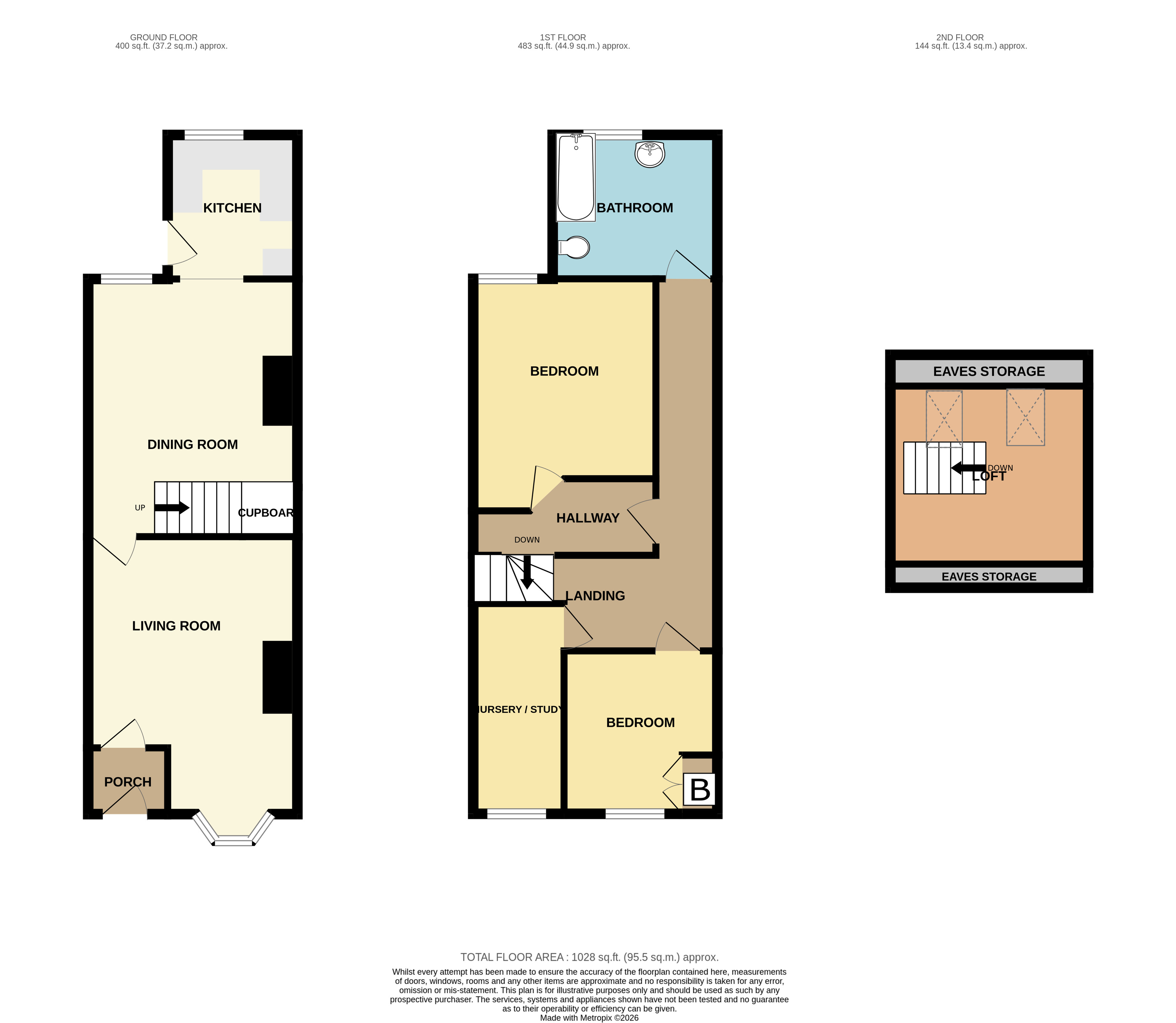 107, Cressing Road, Essex floorplan