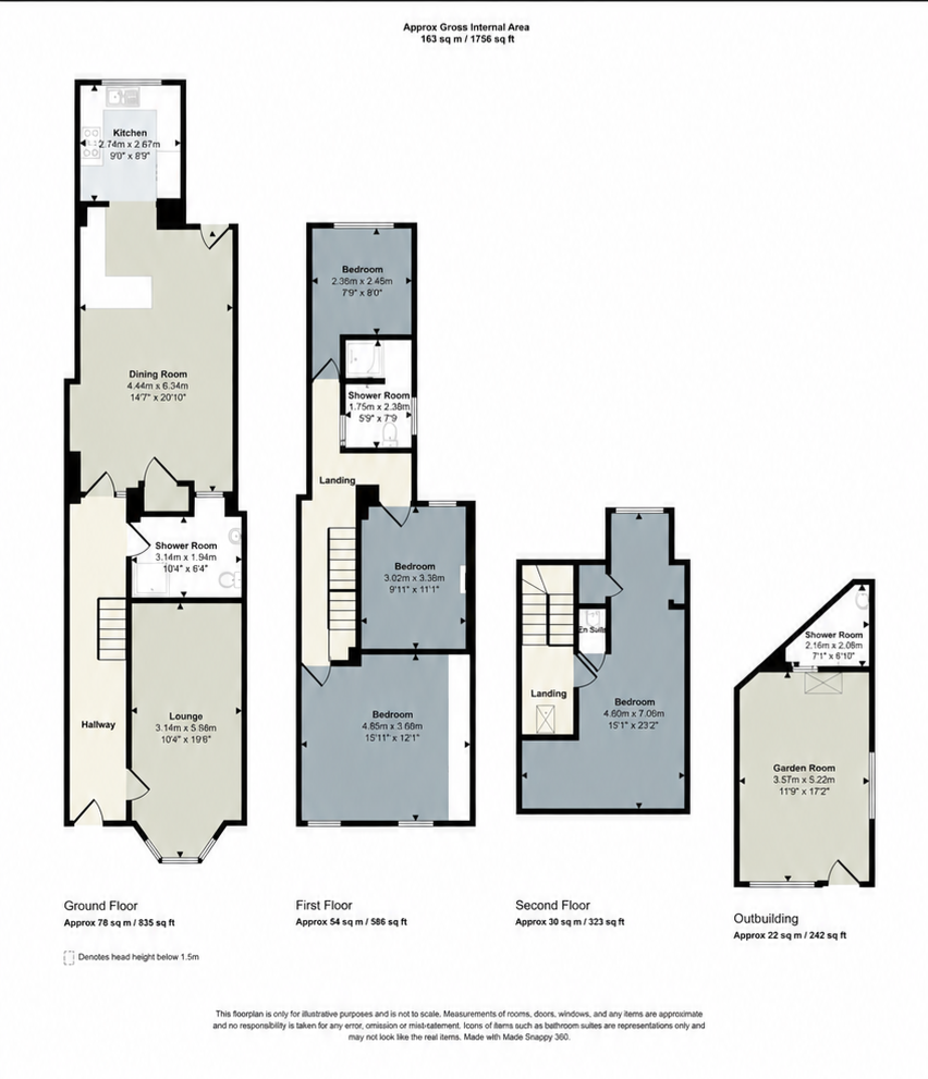 159, Kings Road, Cardiff floorplan
