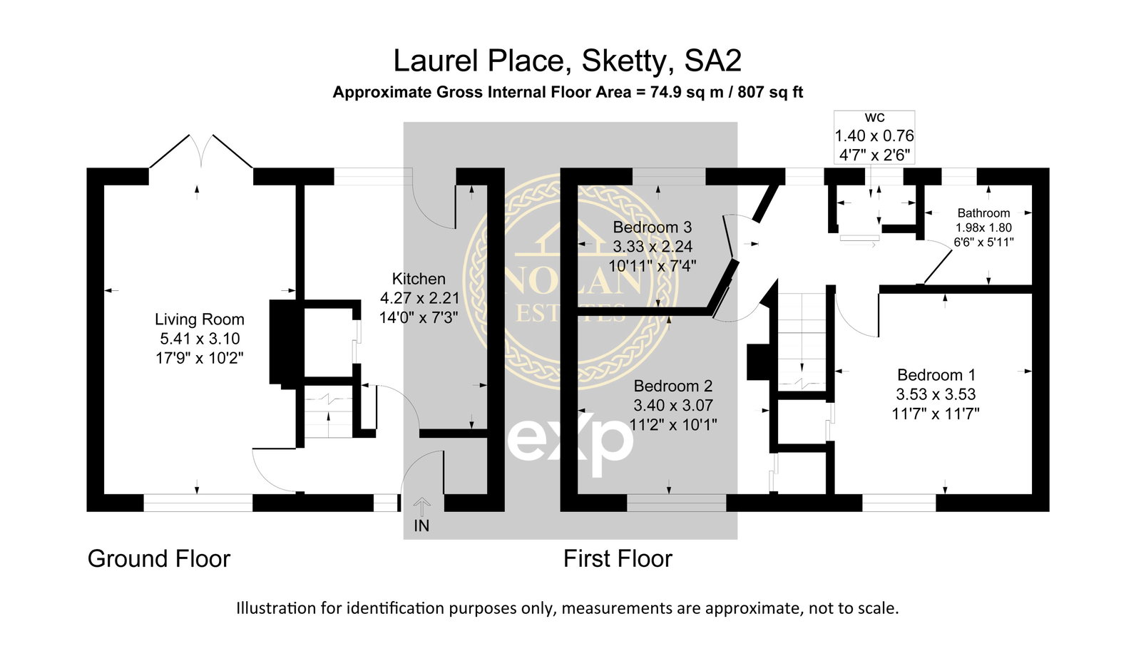 2, Laurel Place, Swansea floorplan