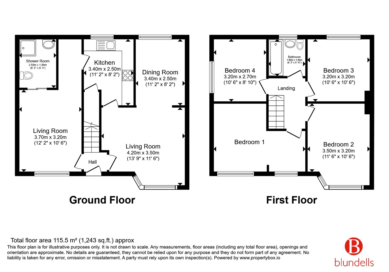 44, Whiteways Road, South Yorkshire floorplan