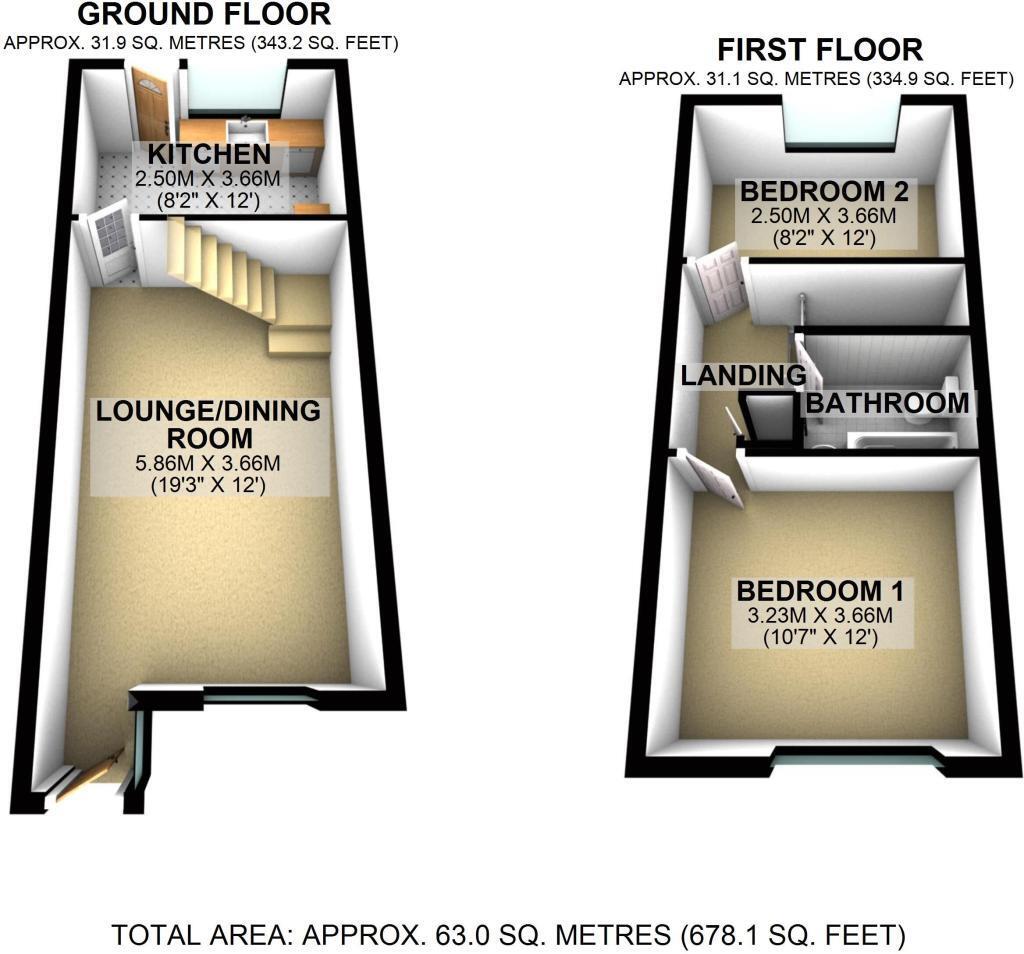 53, Eastbourne Avenue, Stevenage floorplan