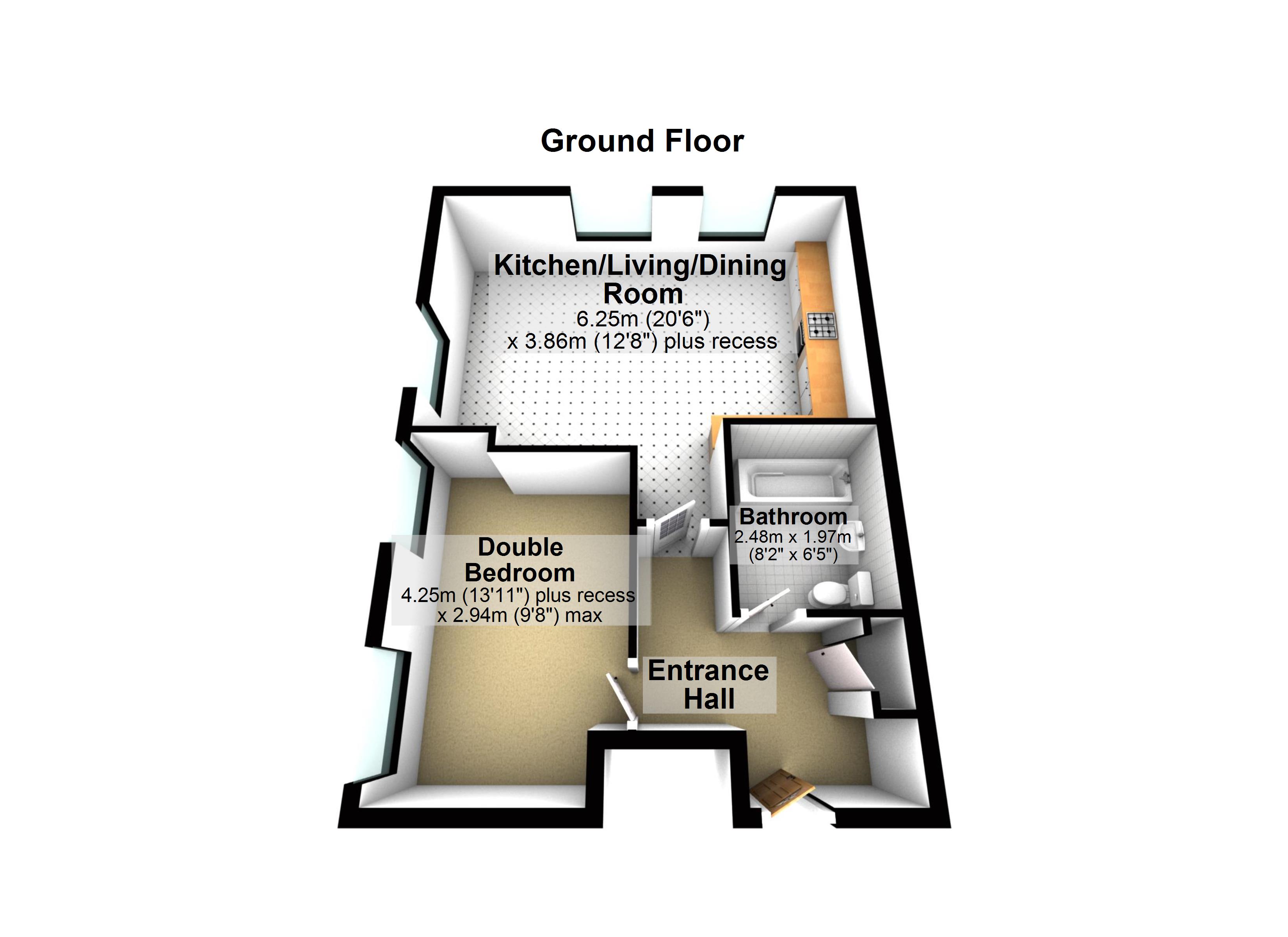 Flat 22 Ravens Place, 218, Hawthorn Drive, Suffolk floorplan