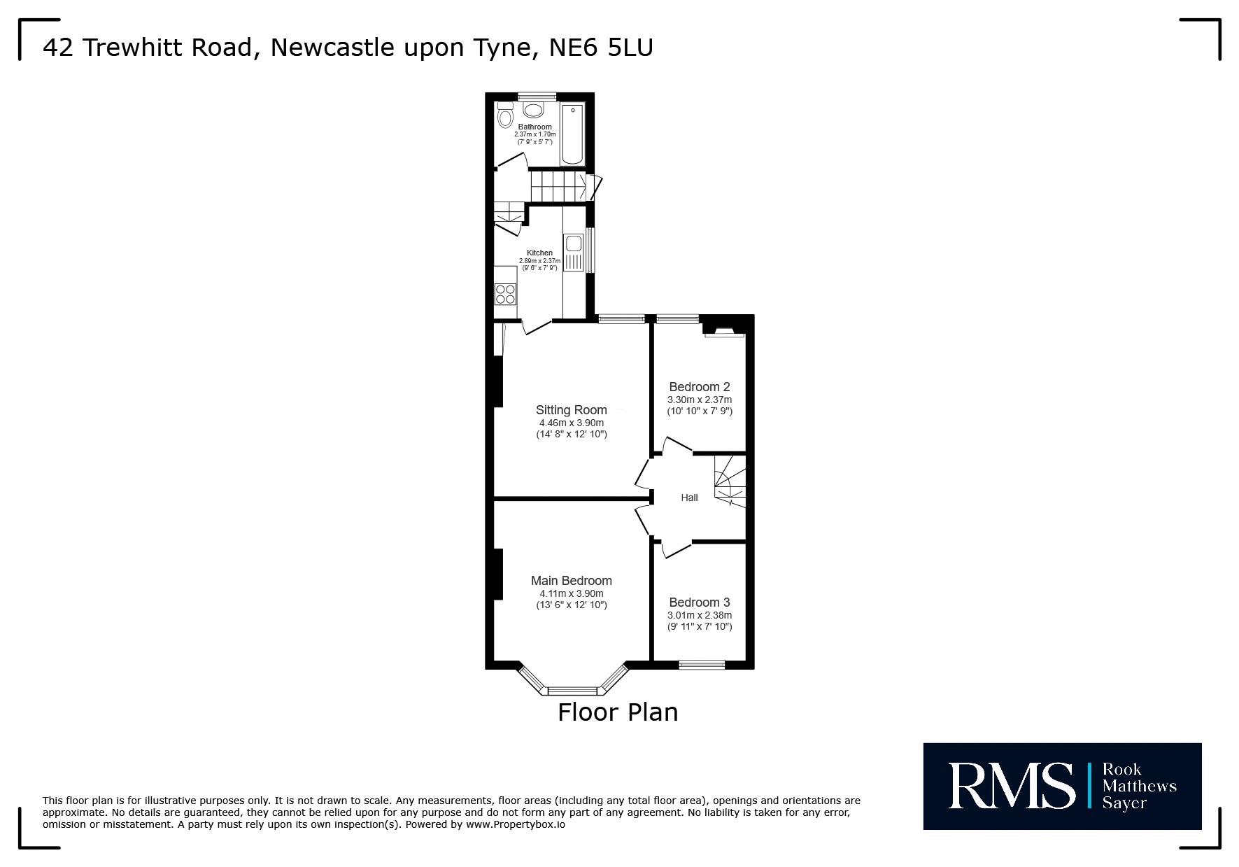 42, Trewhitt Road, Newcastle Upon Tyne floorplan