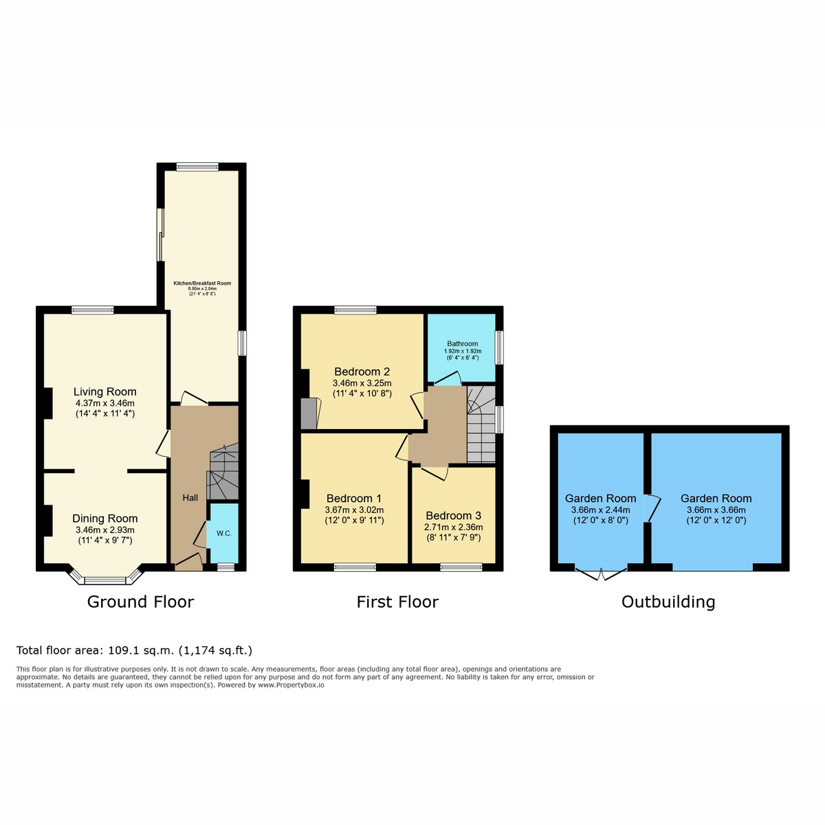 167, Irchester Road, Rushden floorplan