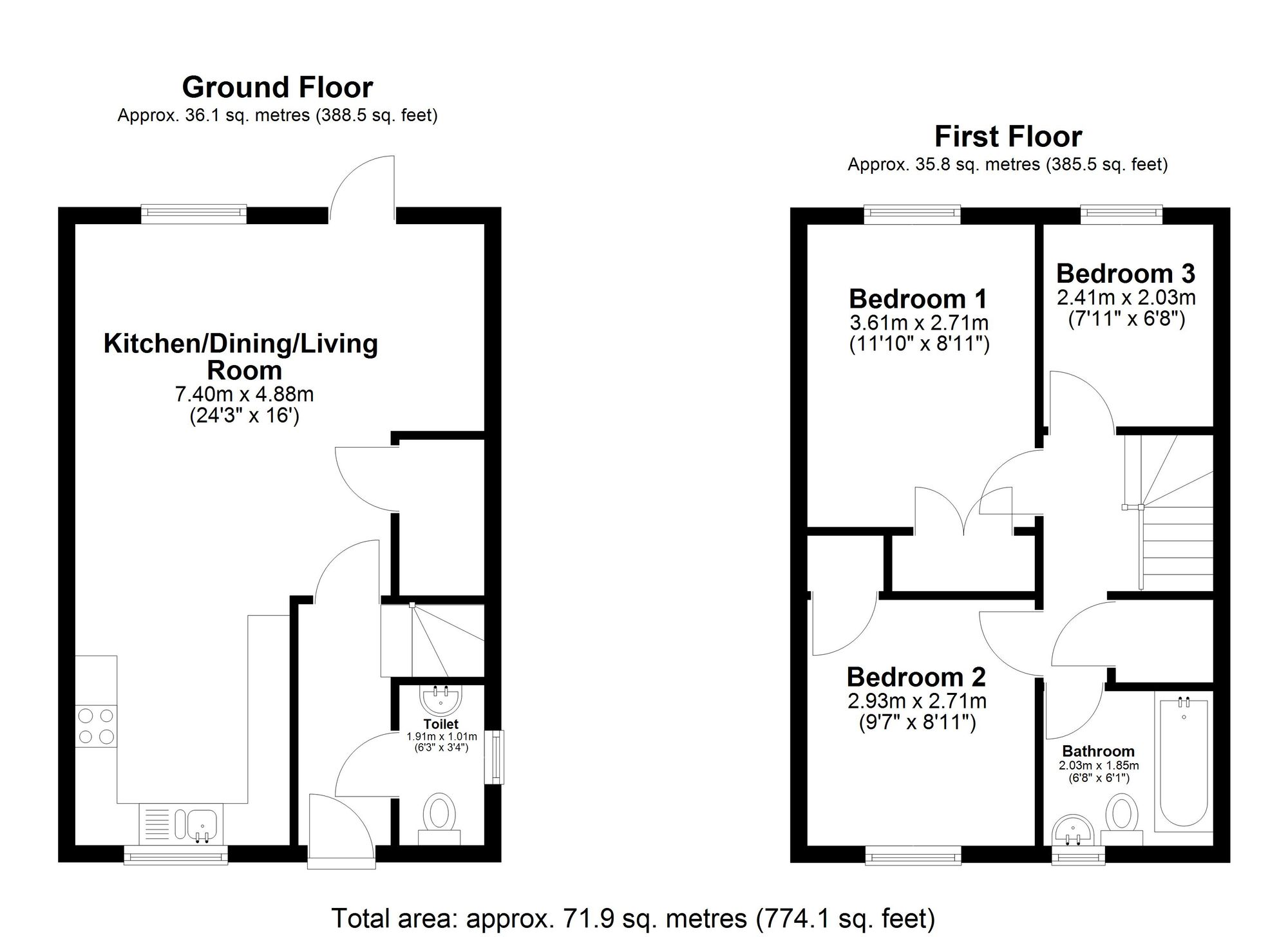20 Beale Road, Bury St. Edmunds floorplan
