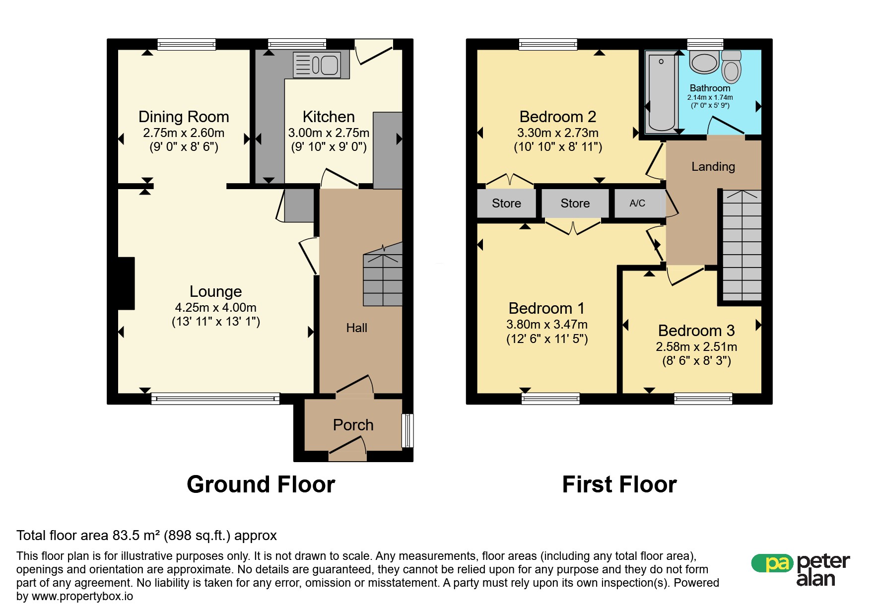 4, Cardigan Road, Dinas Powys floorplan
