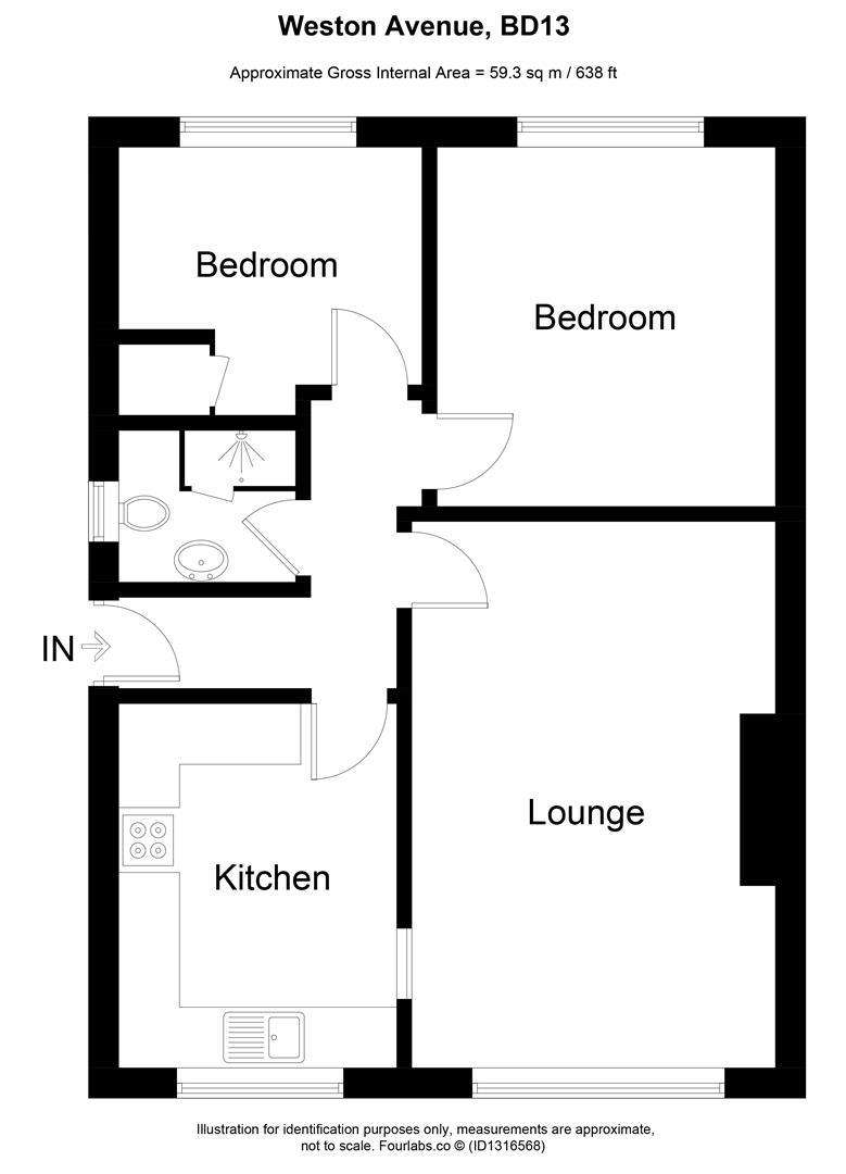 31, Weston Avenue, Bradford floorplan