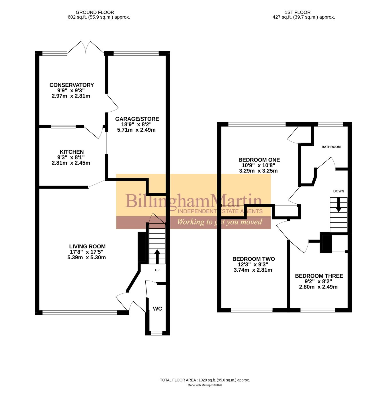 12, Rother Road, Farnborough floorplan