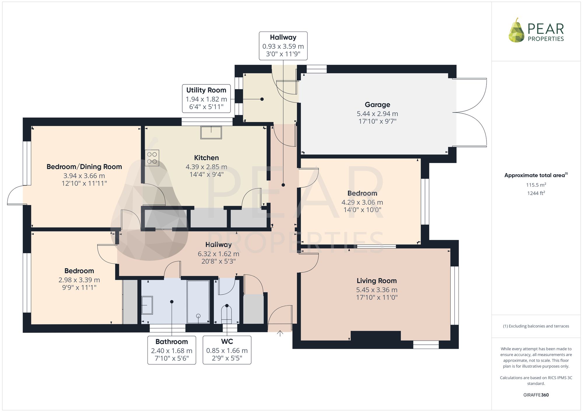 25 Exmoor Crescent, Worthing floorplan