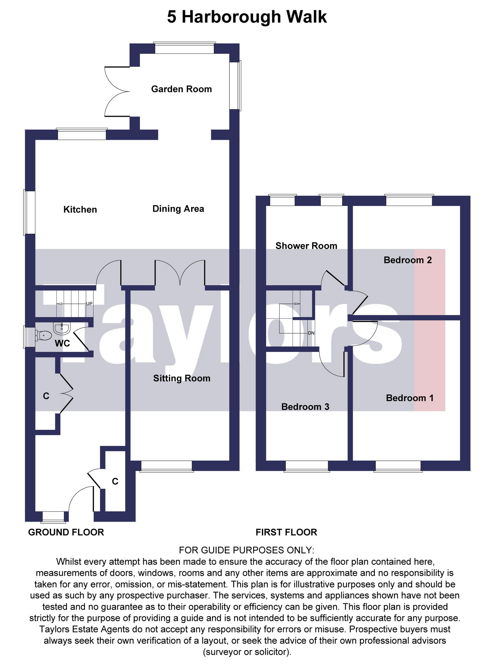 5, Harborough Walk, Stourbridge floorplan