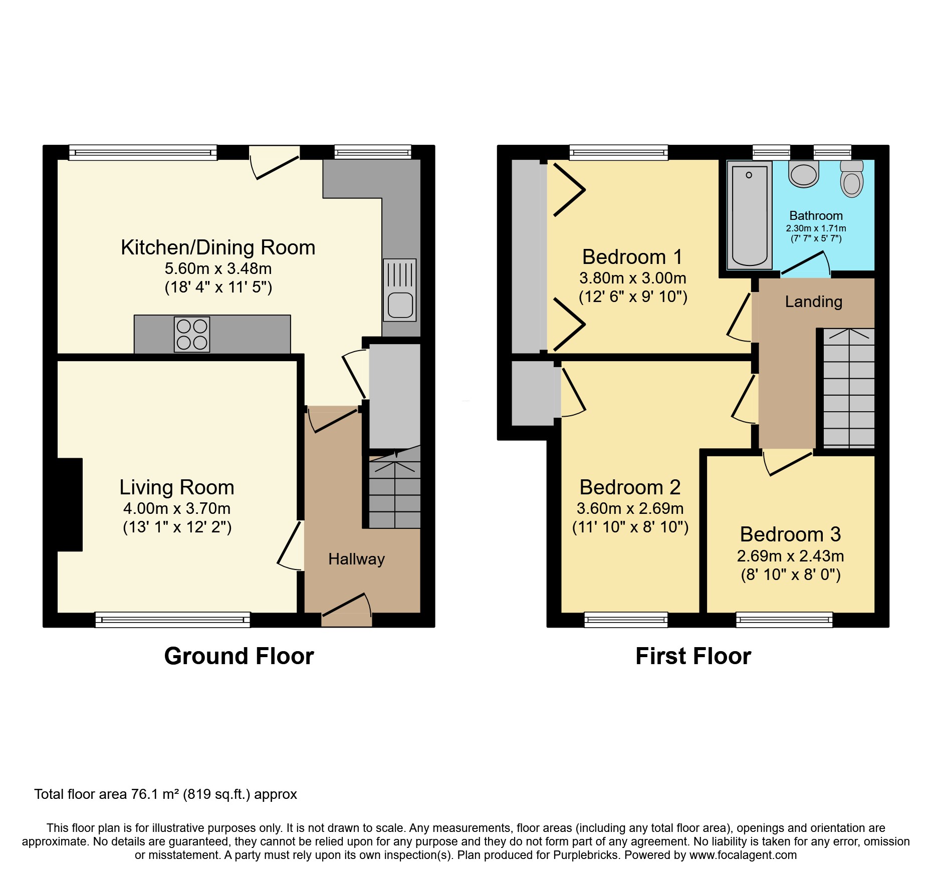 12, Skippon Close, Market Harborough floorplan