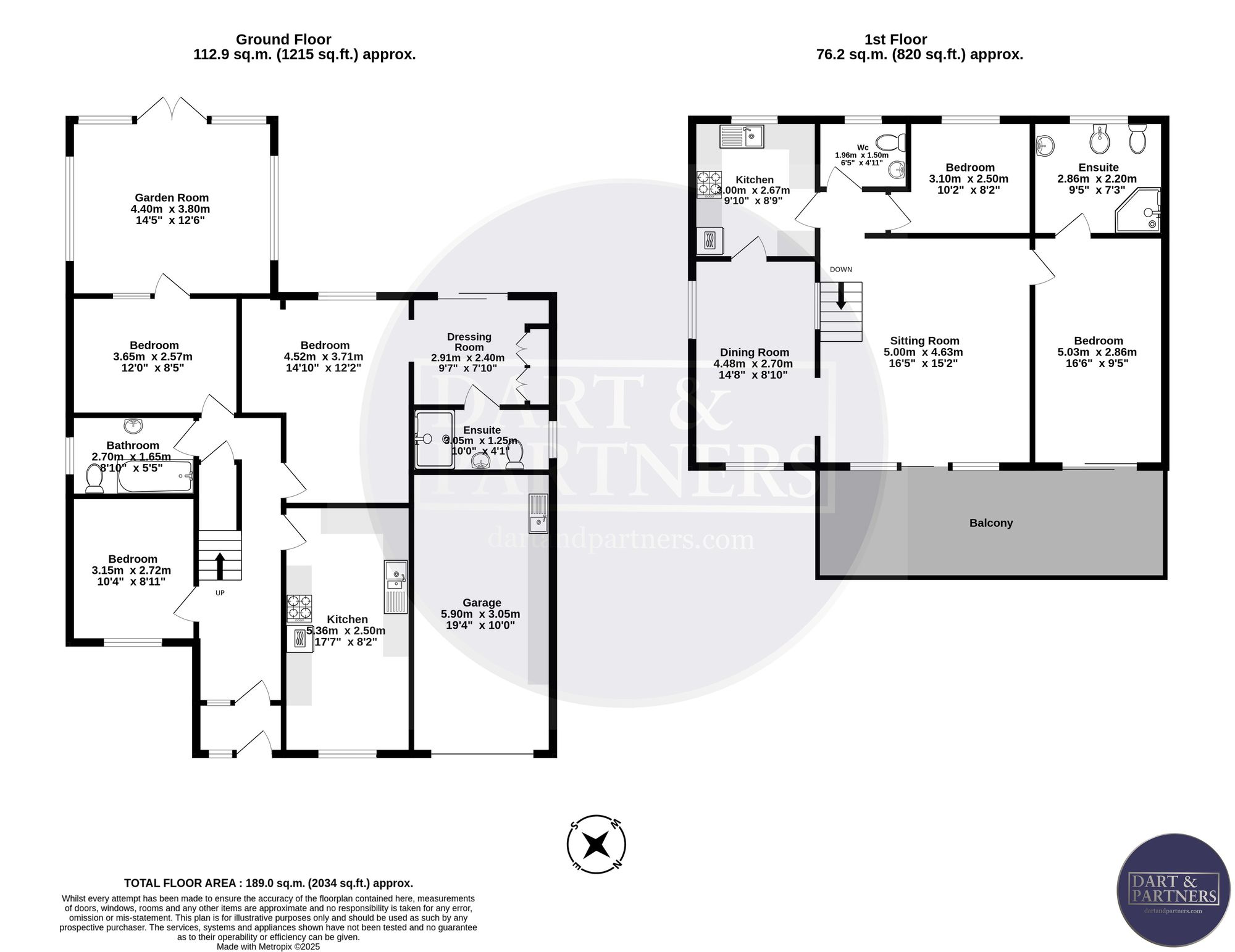 45 West Cliff Park Drive, Dawlish floorplan