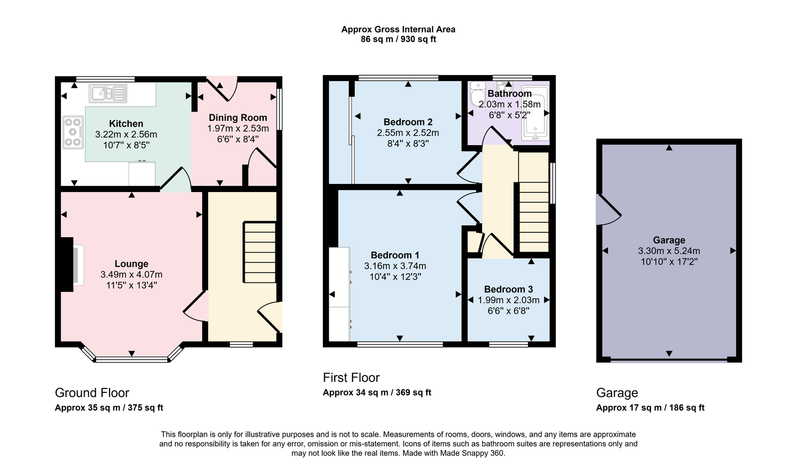 131, Main Road, Workington floorplan