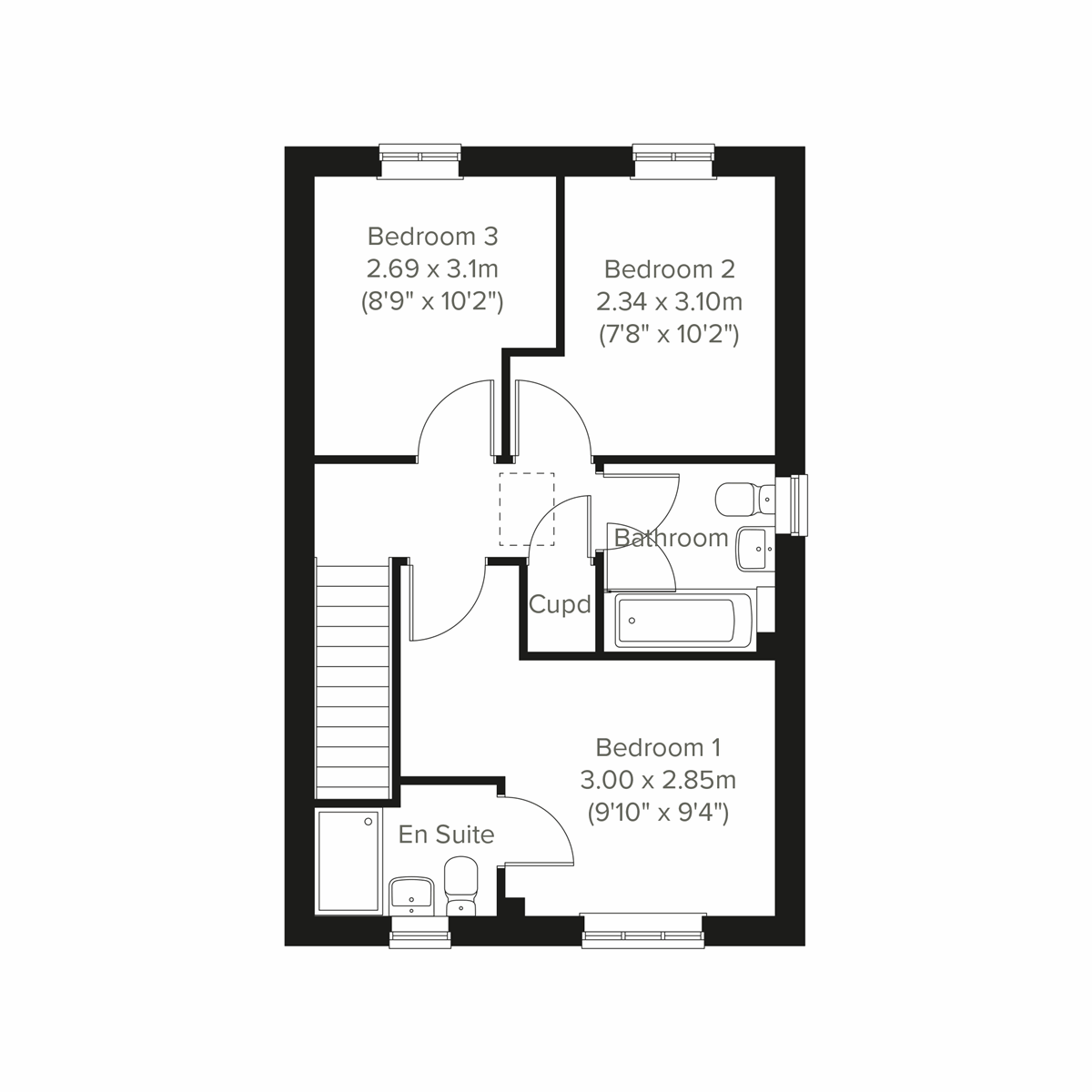 Jack Walker Way, Blackburn floorplan