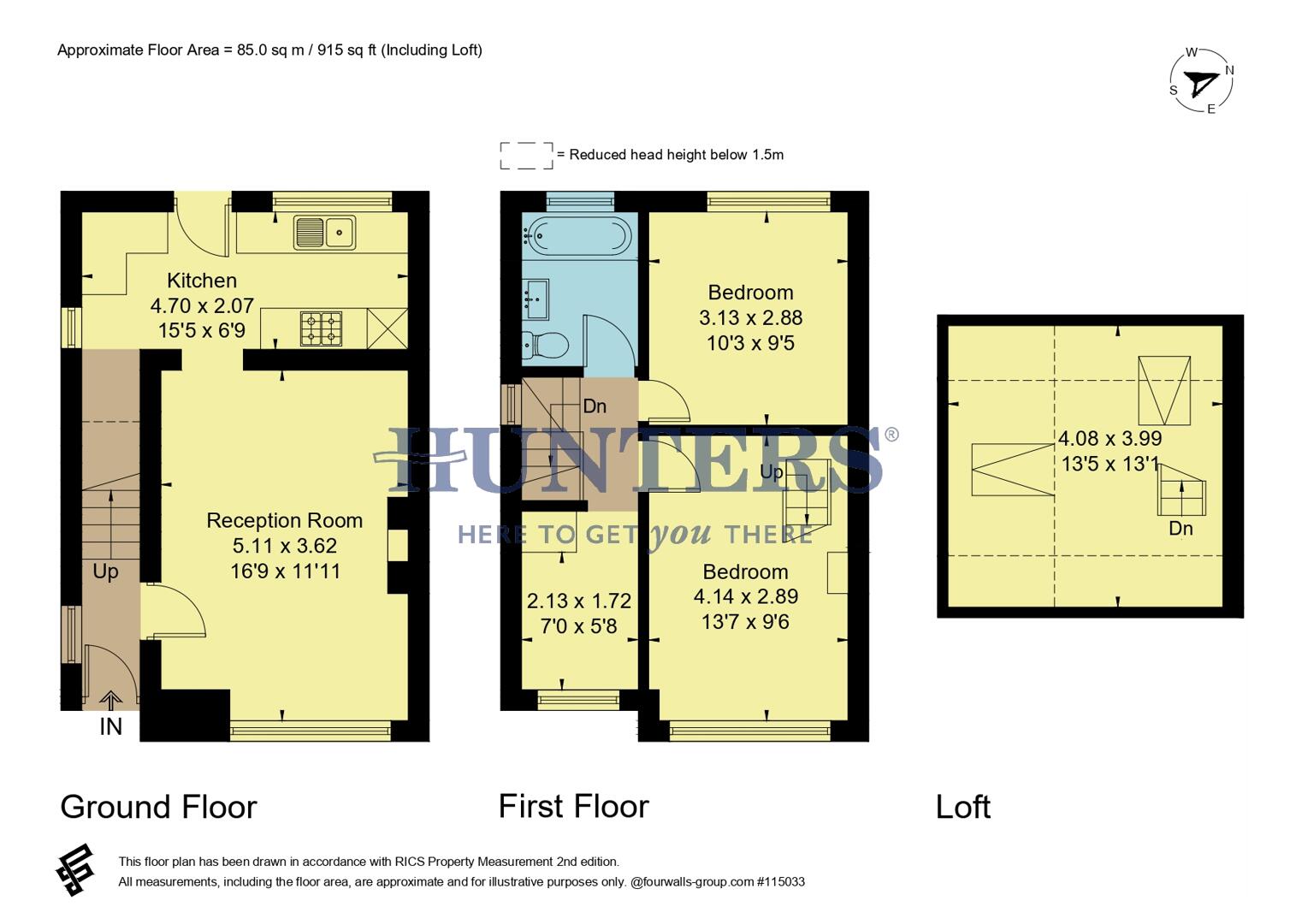 15, Woodhill Grove, Leeds floorplan