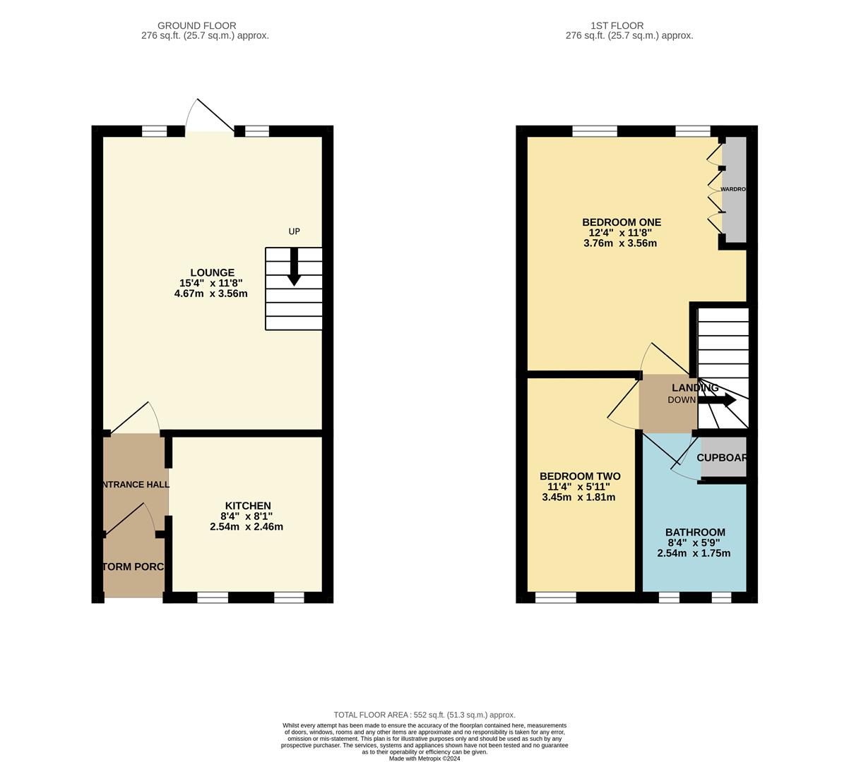 Worthington Road, Balderton, Newark NG24, 2 bedroom end terrace house