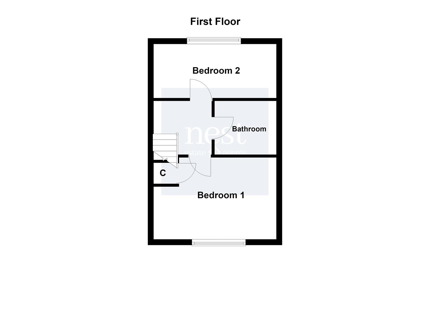 6, Roper Close, Leicester floorplan