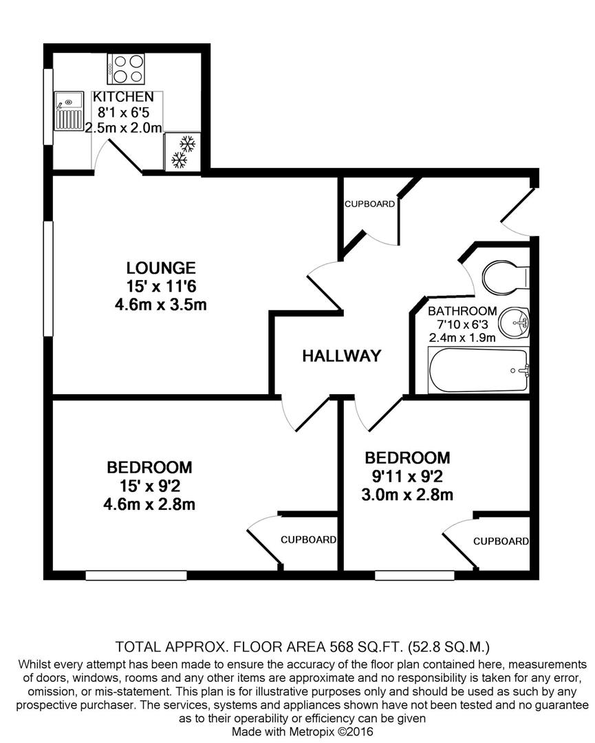 Flat 5, 3, Greenside Street, Manchester floorplan