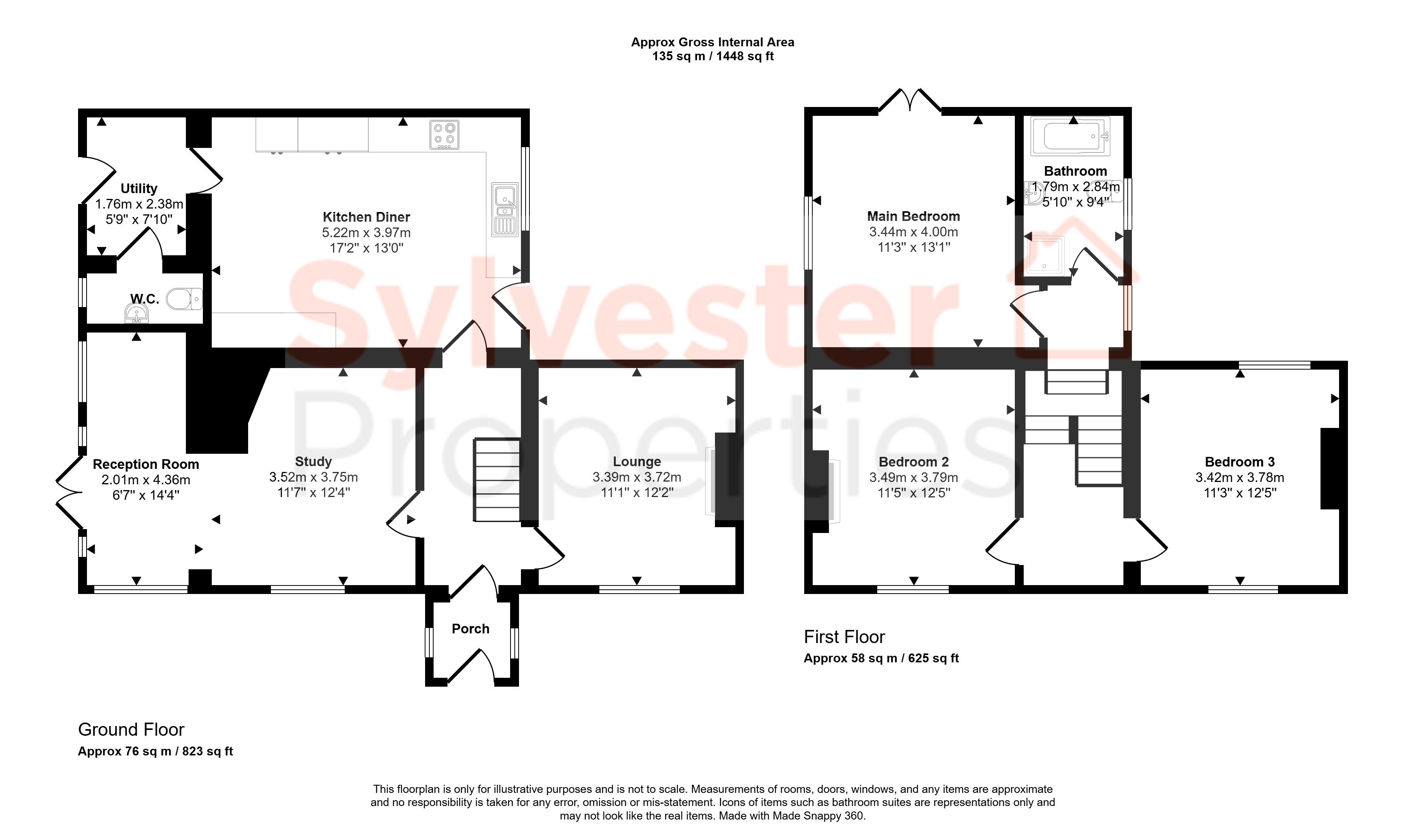 Chapel Cottage, Pelton Fell floorplan