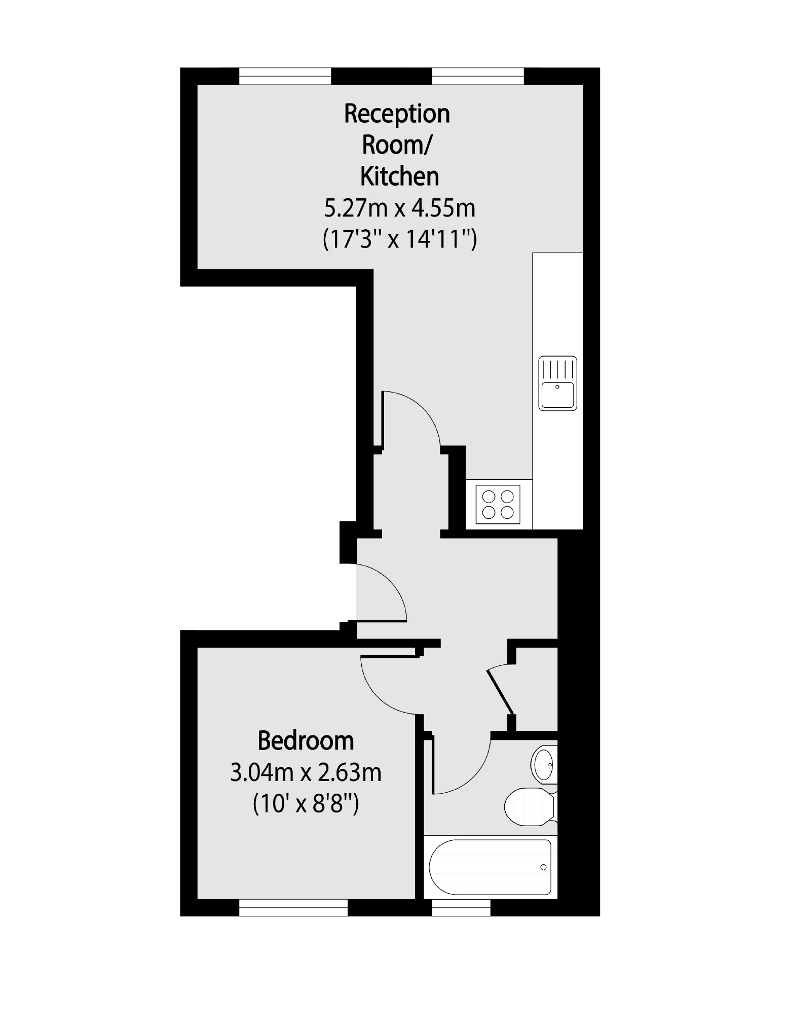 44B, St. Thomas's Road, London floorplan