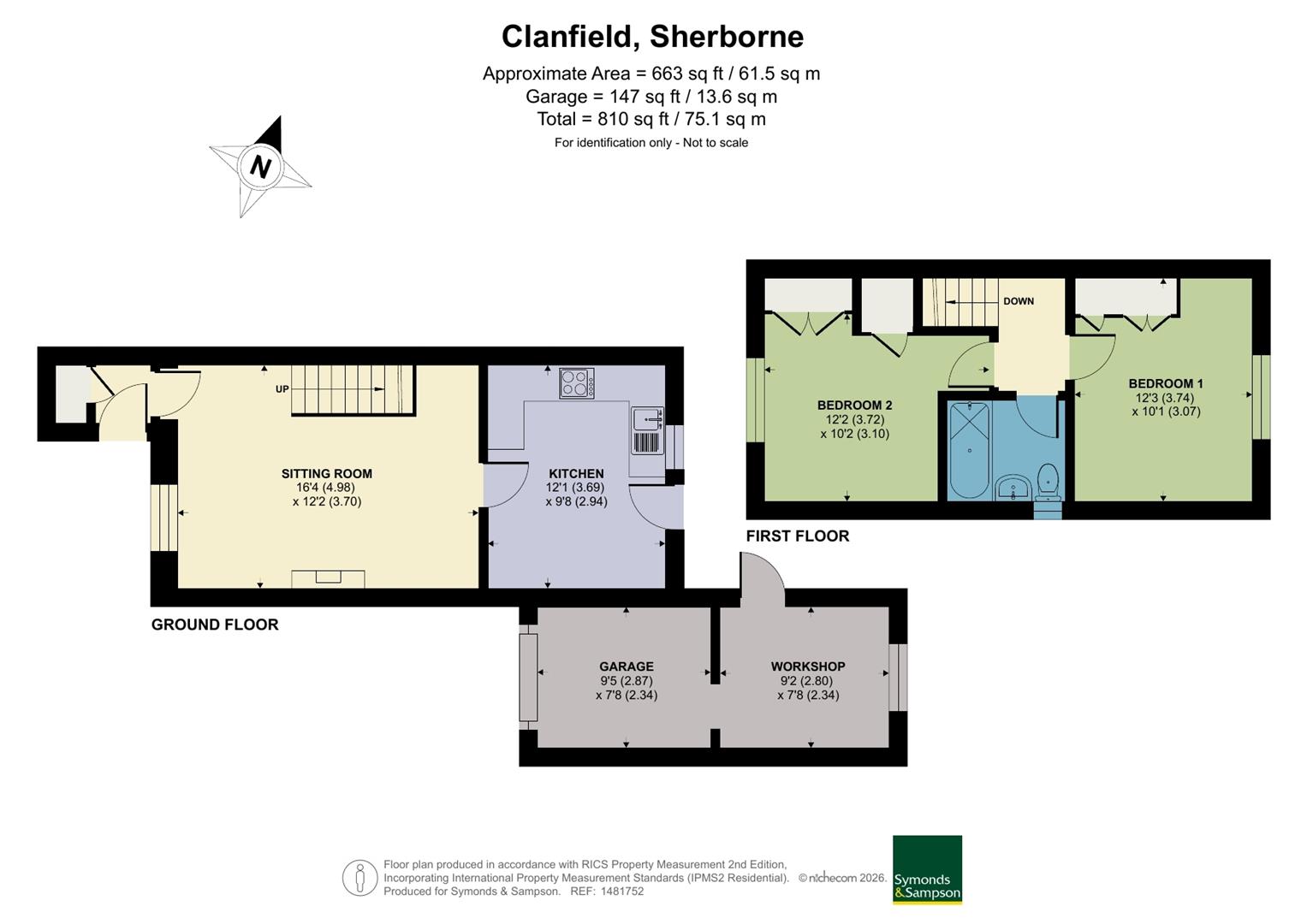 70, Clanfield, Sherborne floorplan