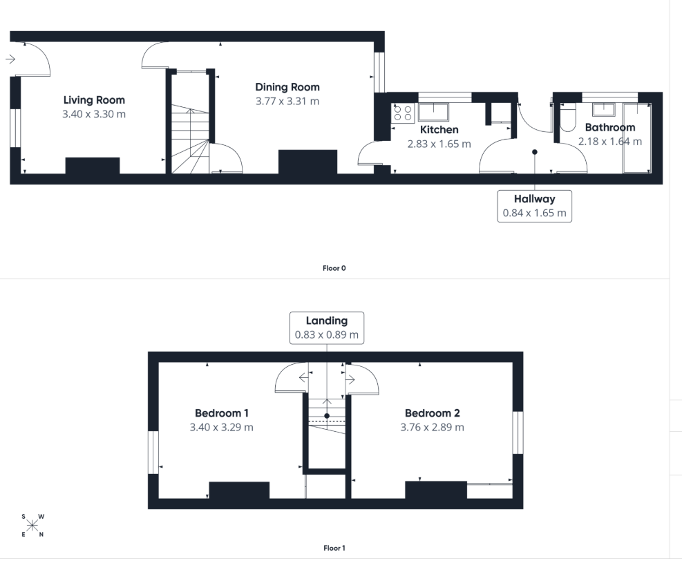 3 Elizabeth Street, 3 Elizabeth Street, Maryport floorplan