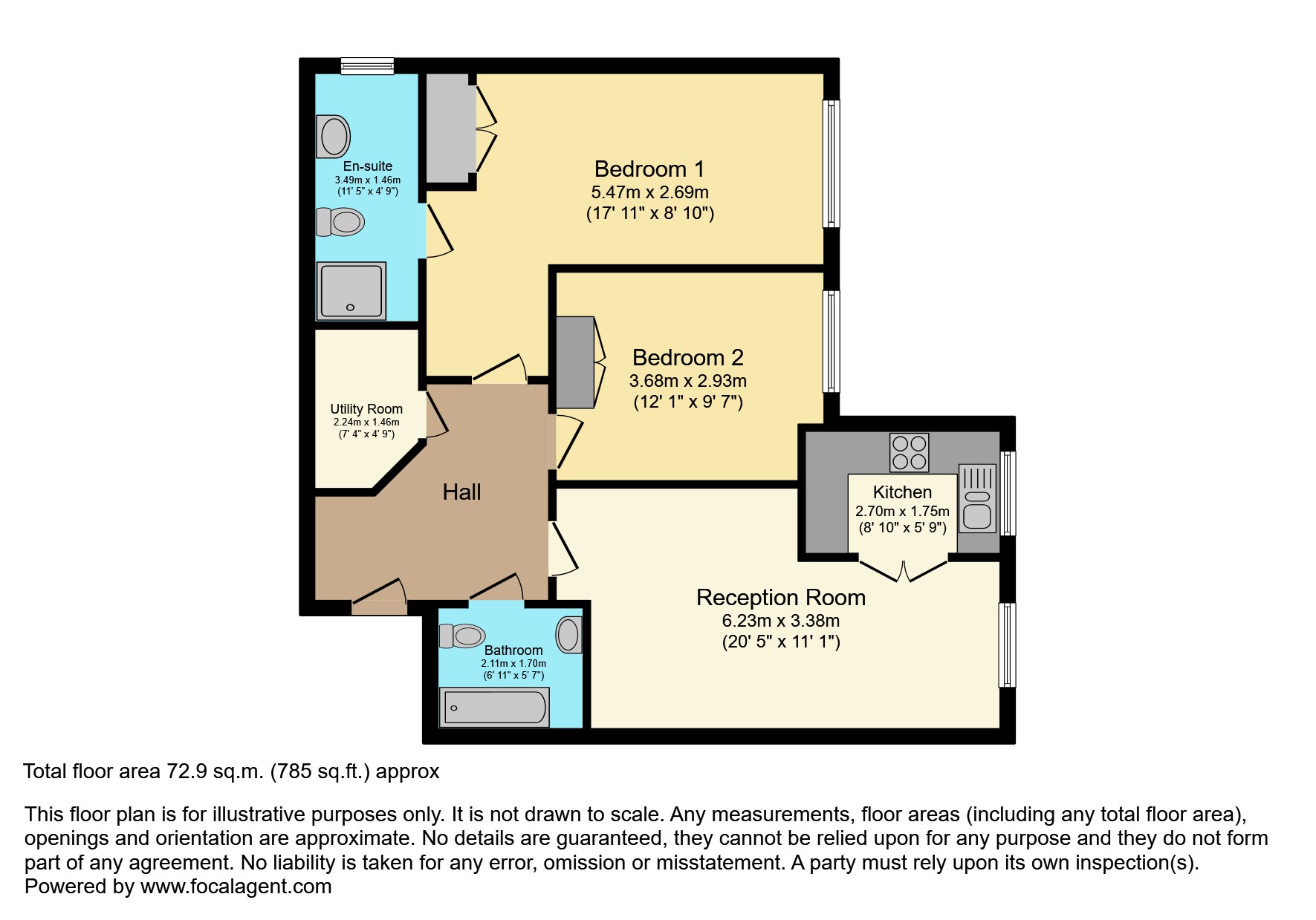 24, Stephenson Court, Chesterfield floorplan