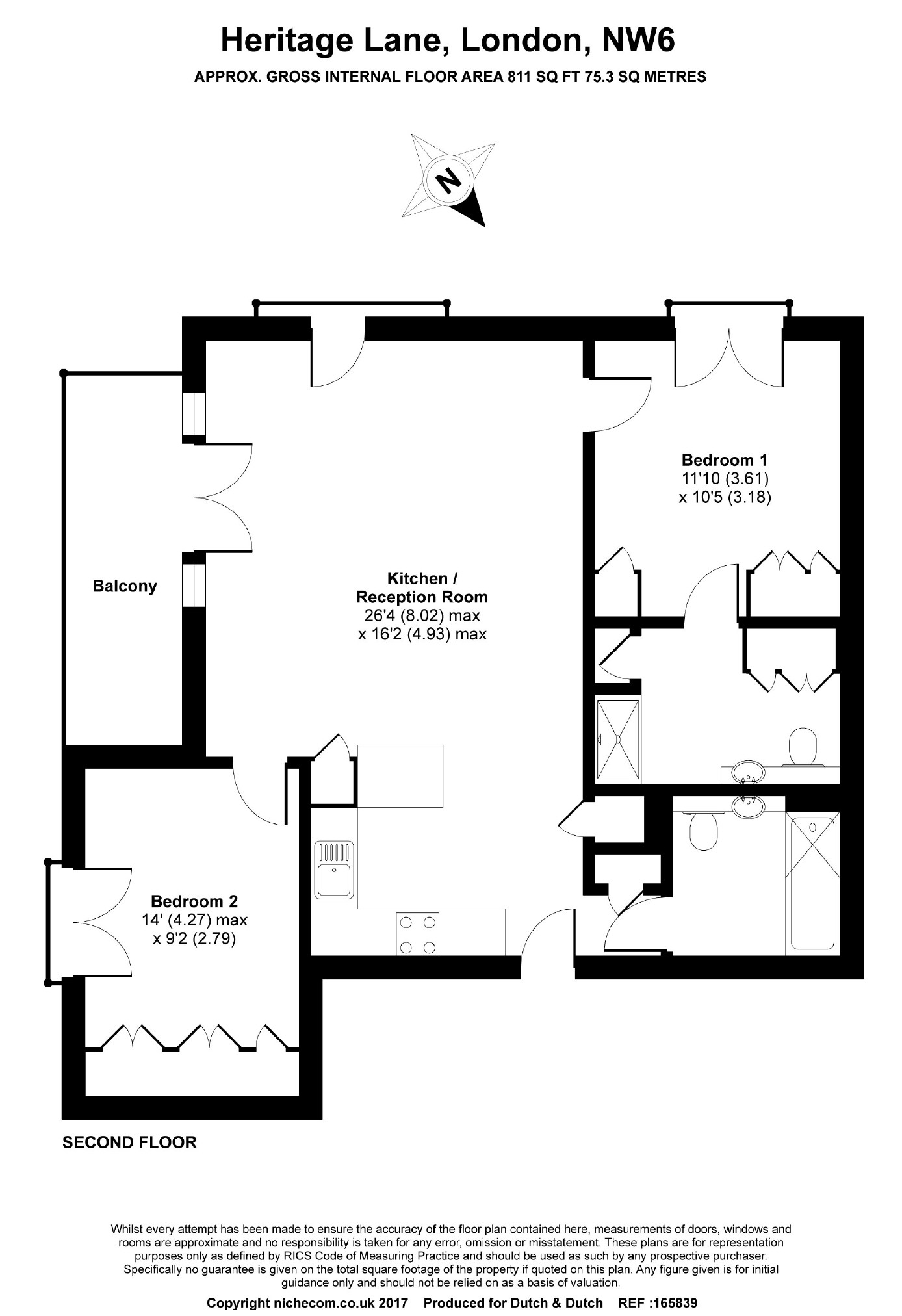 2 Bedrooms Flat to rent in West End Lane, London NW6