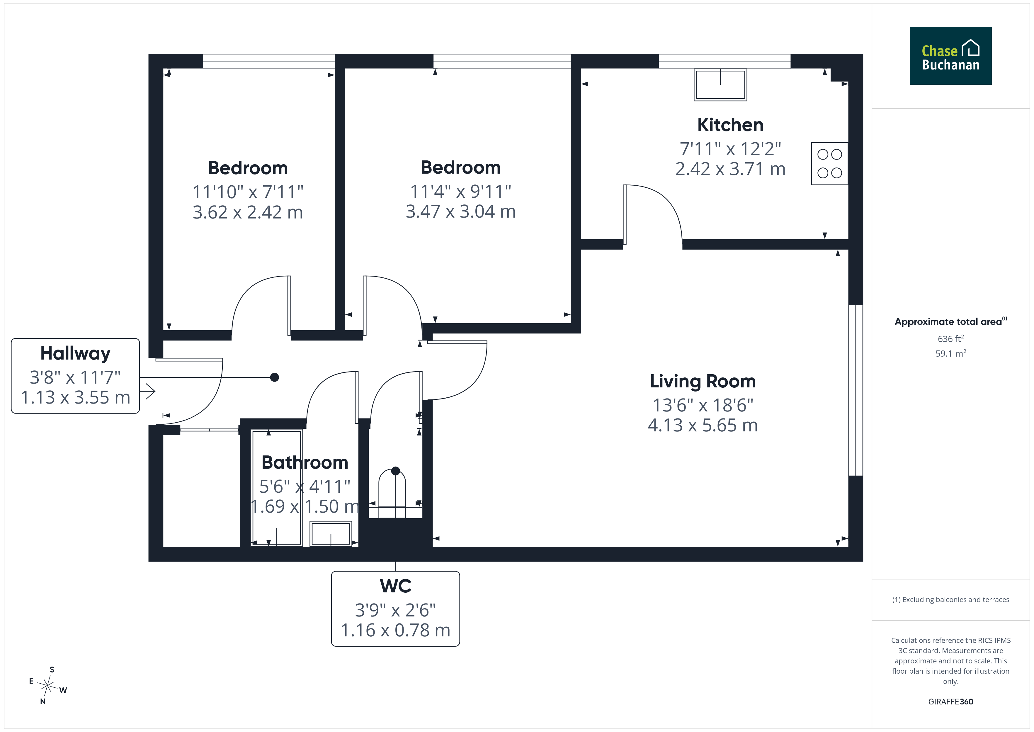 Flat 4, St. Christophers Close, Isleworth floorplan