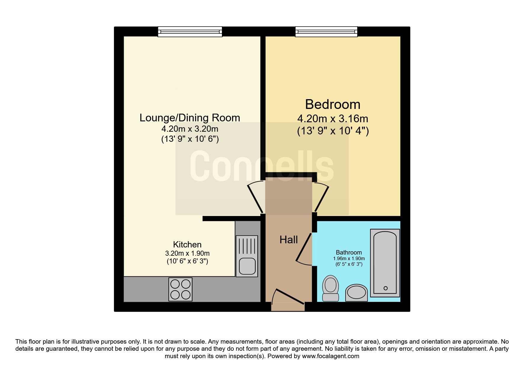 Flat 2, 22, Henry Bird Way, Northampton floorplan