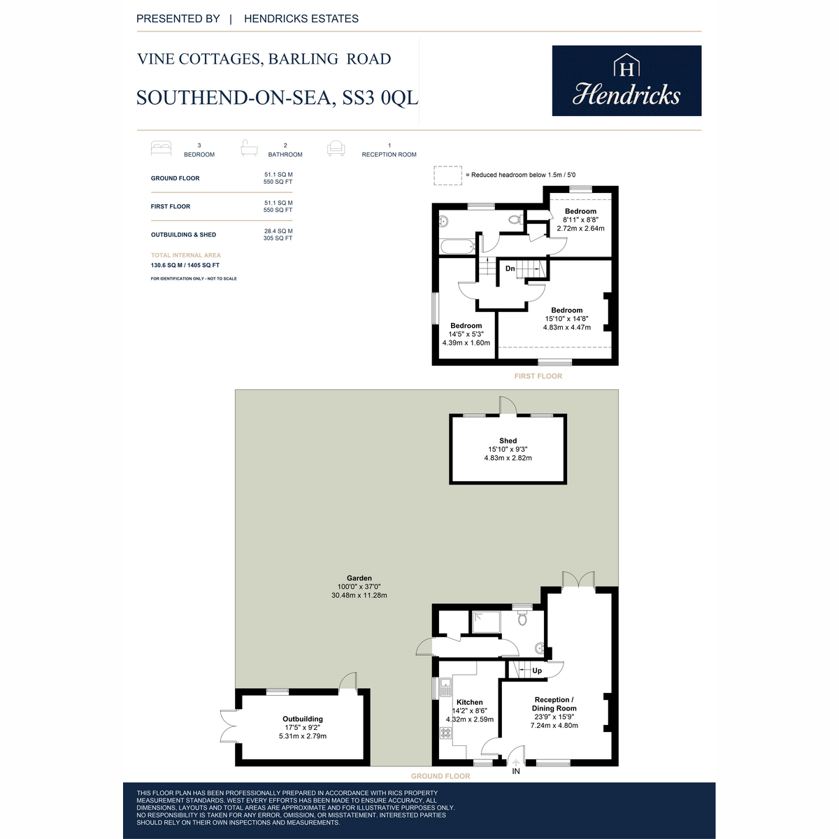 2 Vine Cottages, Barling Road, Southend-on-sea floorplan