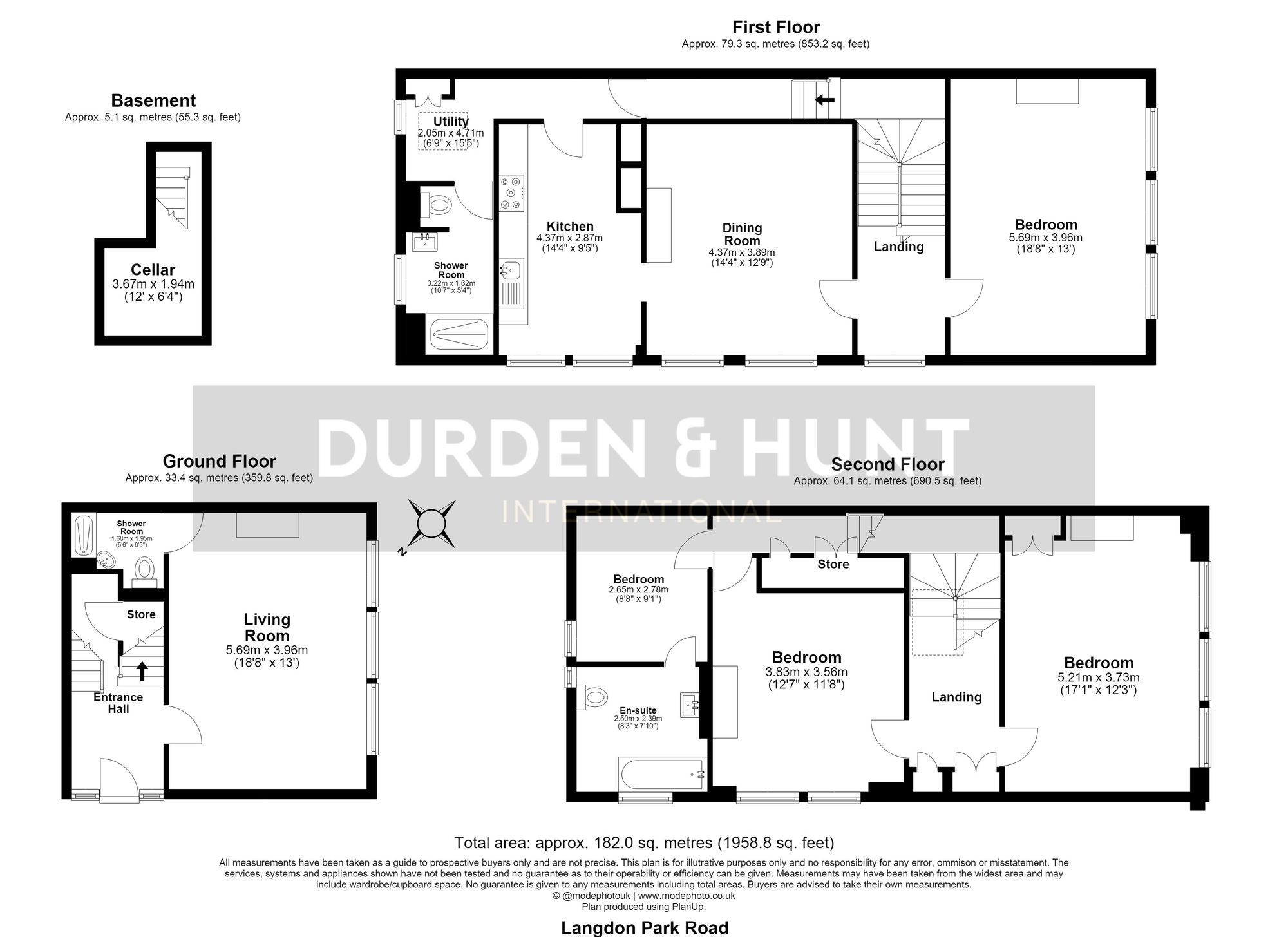 70 Langdon Park Road, London floorplan